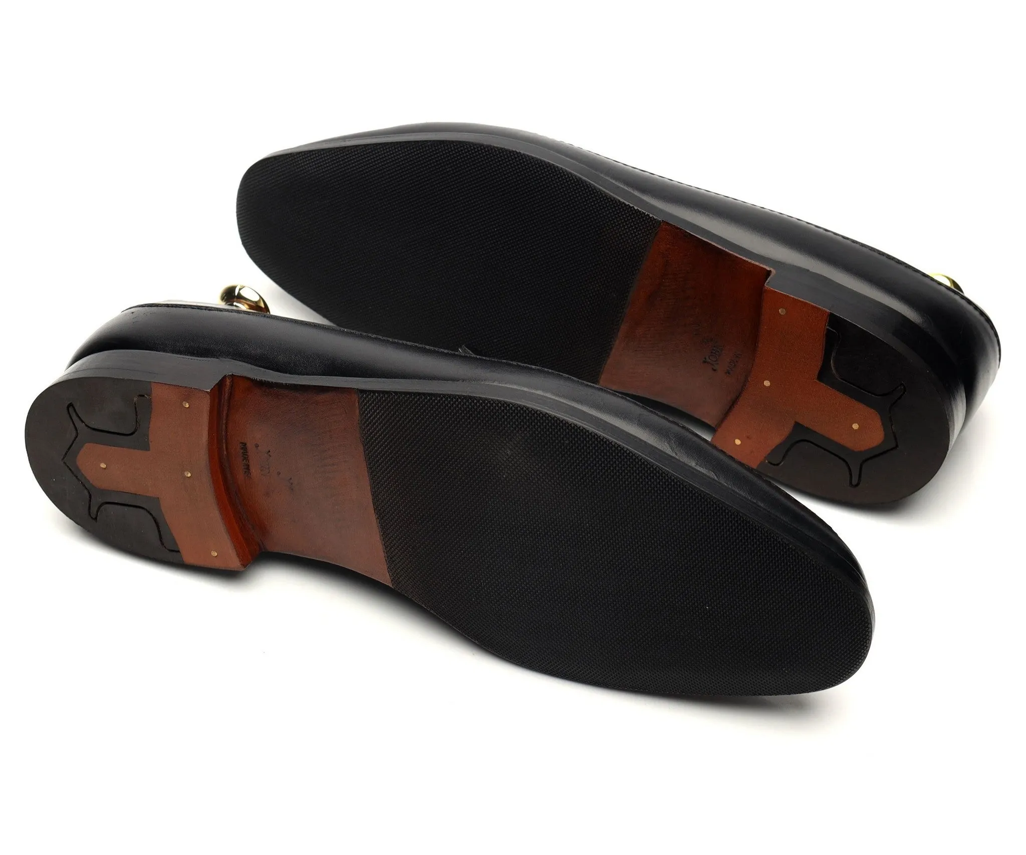 'Berkshire' Black Leather Loafer UK 8 E