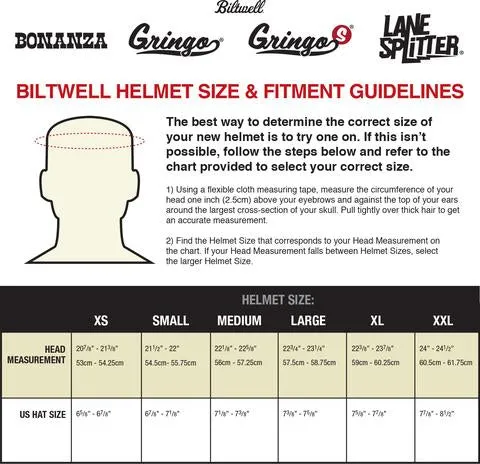 Biltwell Gringo S ECE Helmet (Gloss Black Spectrum)