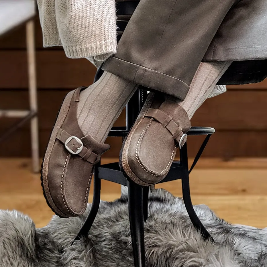 Birkenstock Buckley Suede - Gray Taupe