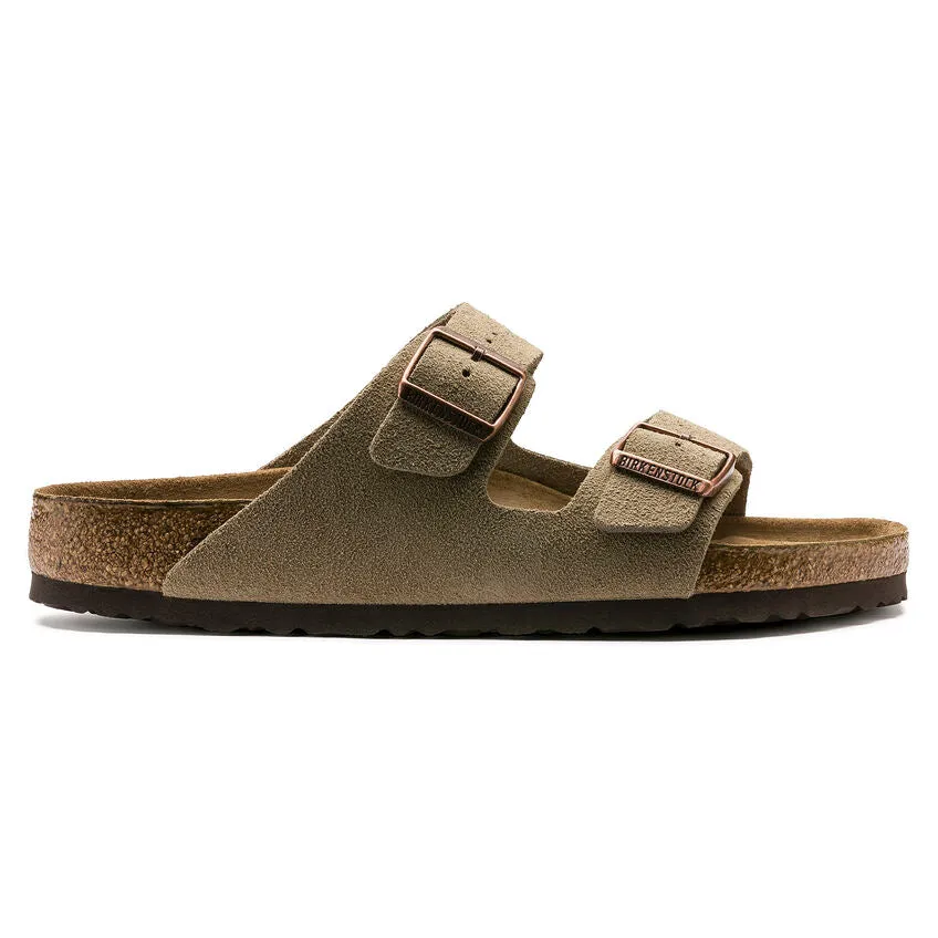 BIRKENSTOCK LADIES ARIZONA SUEDE - TAUPE