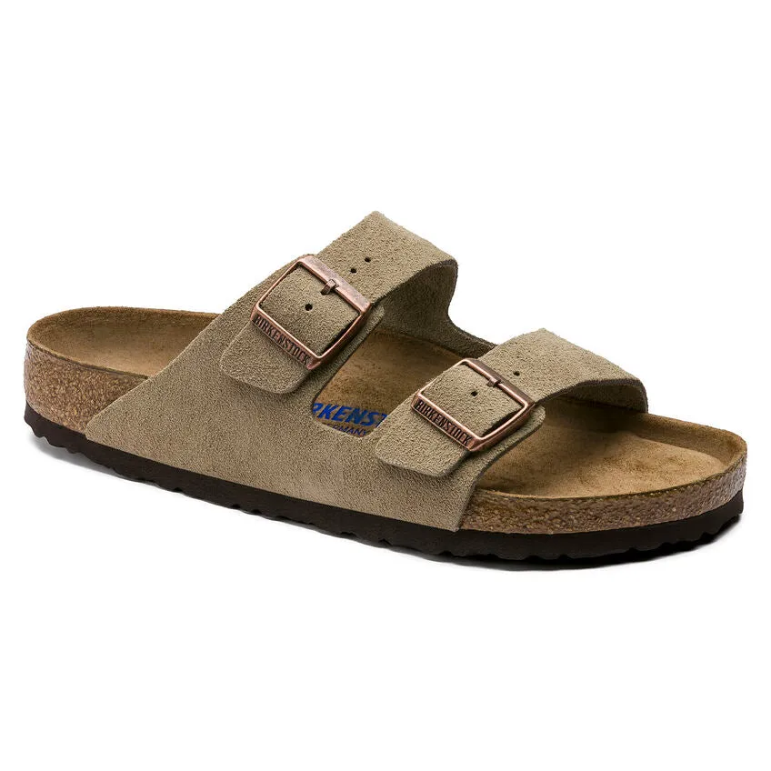 BIRKENSTOCK LADIES ARIZONA SUEDE - TAUPE