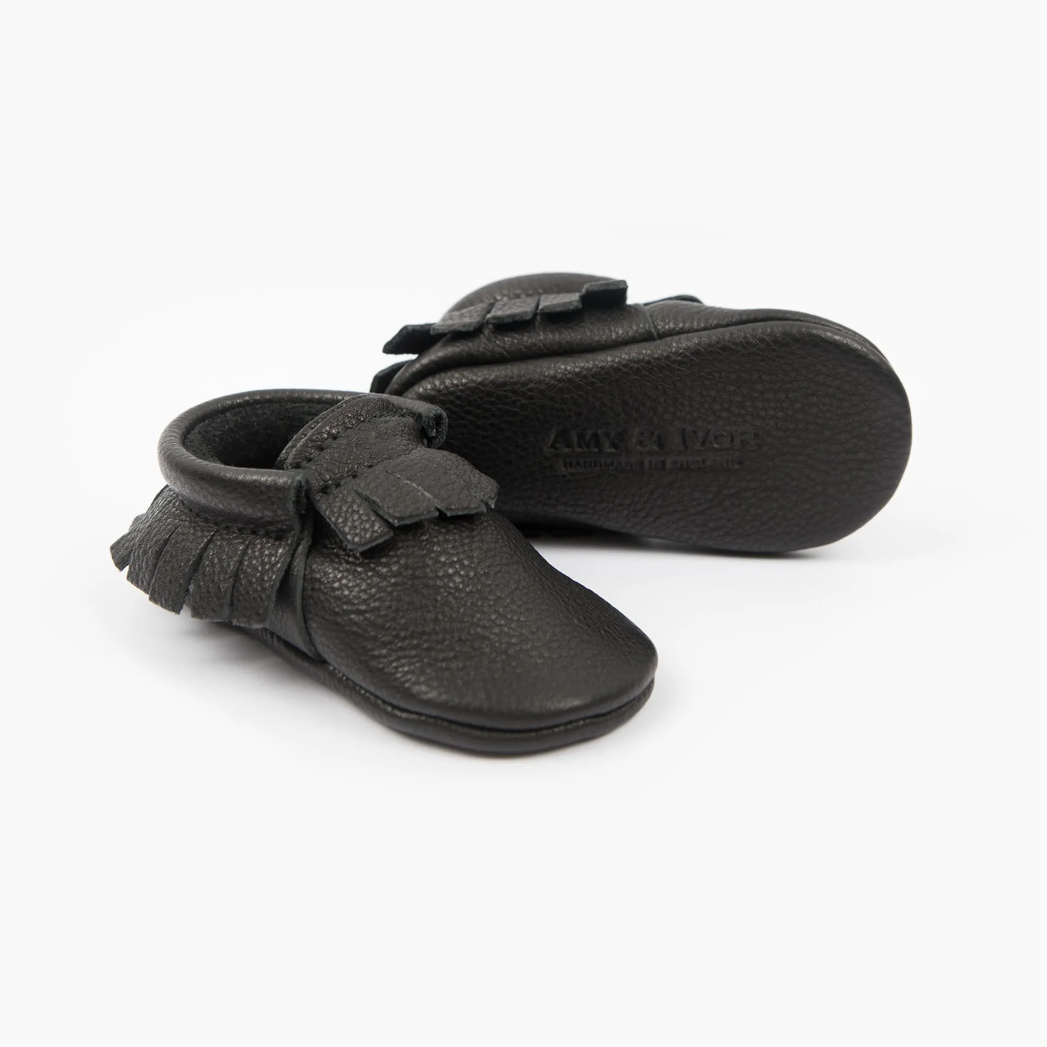 BLACK MOCCASINS