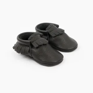 BLACK MOCCASINS