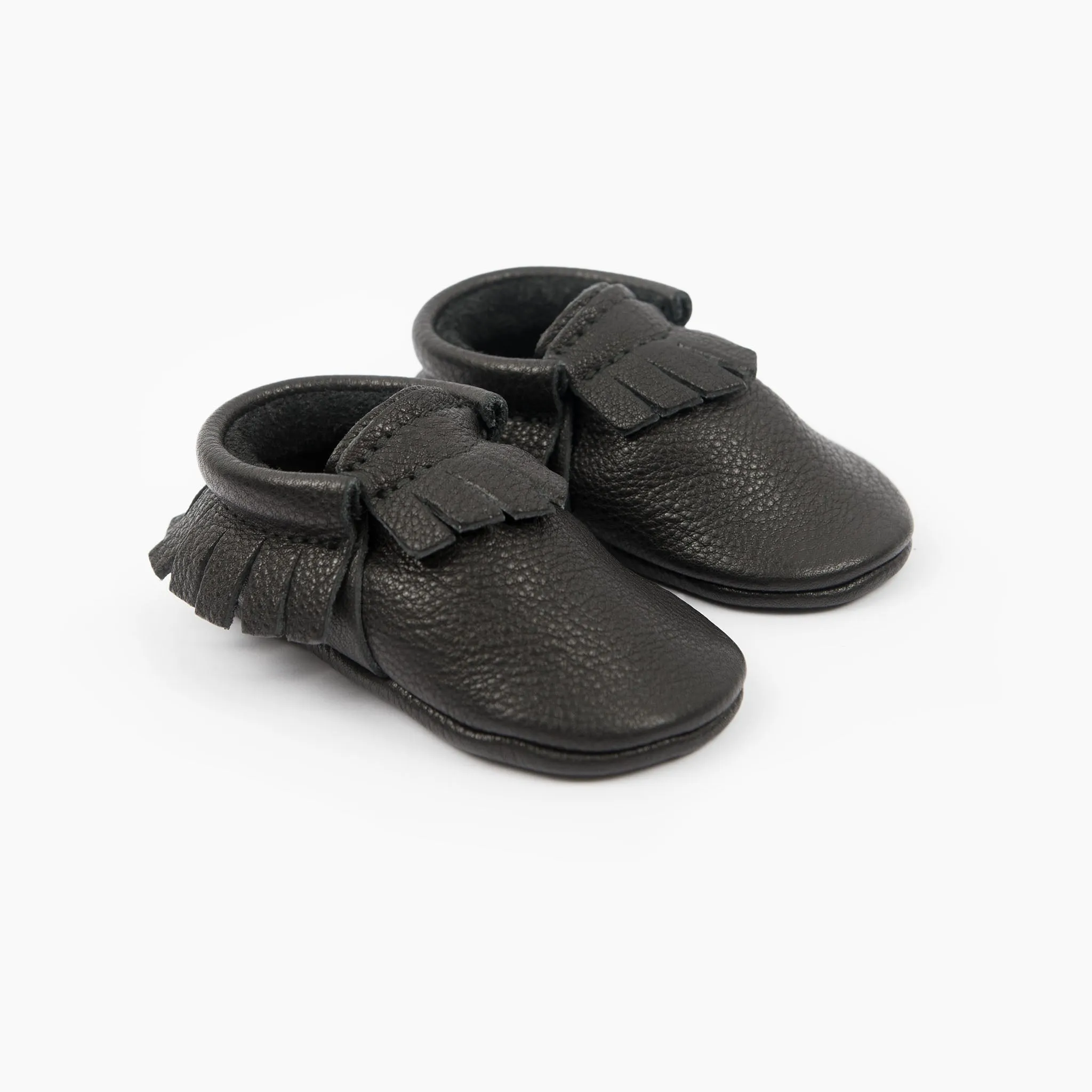 BLACK MOCCASINS