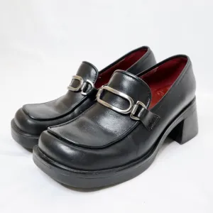 Black Platform Loafers (6.5 US)