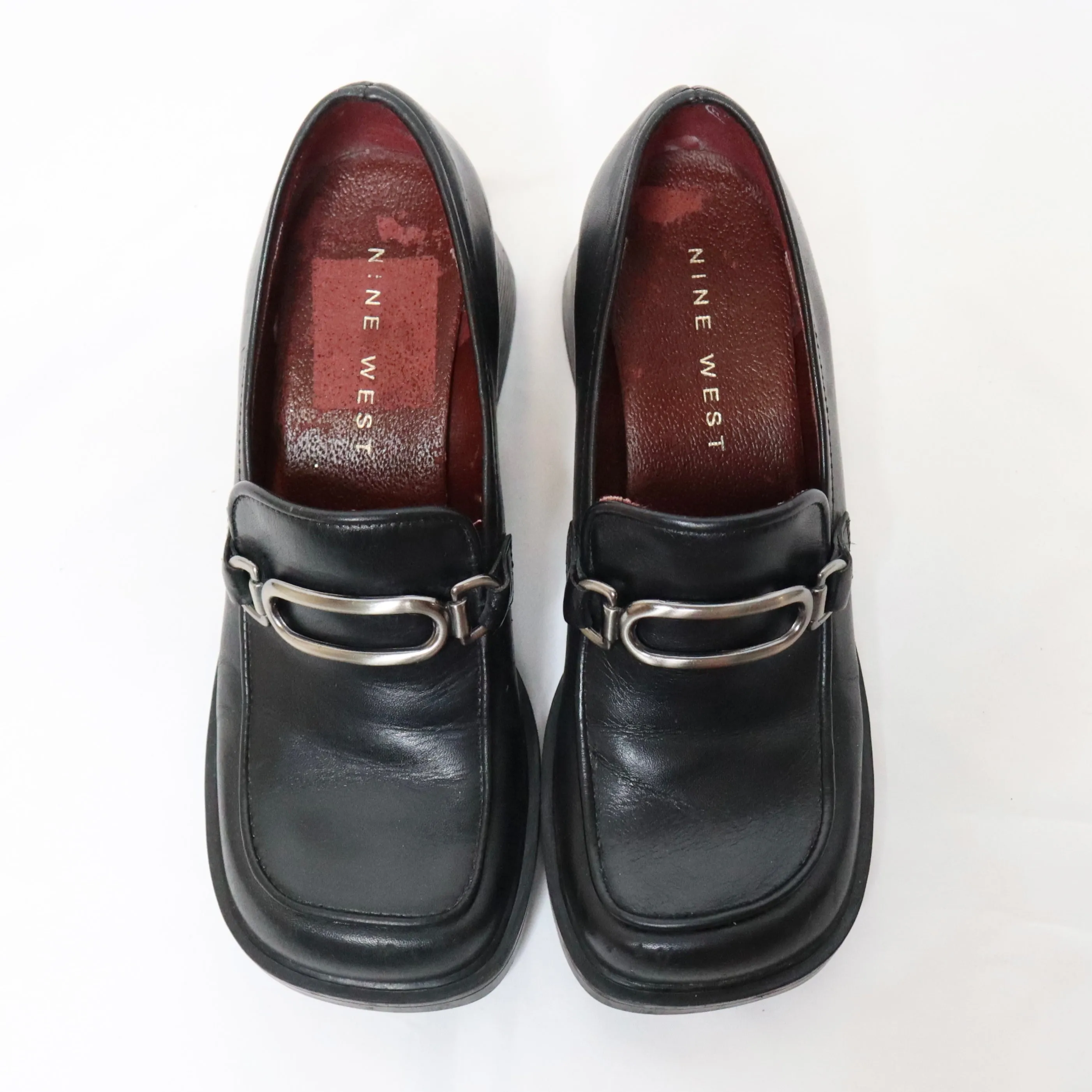 Black Platform Loafers (6.5 US)