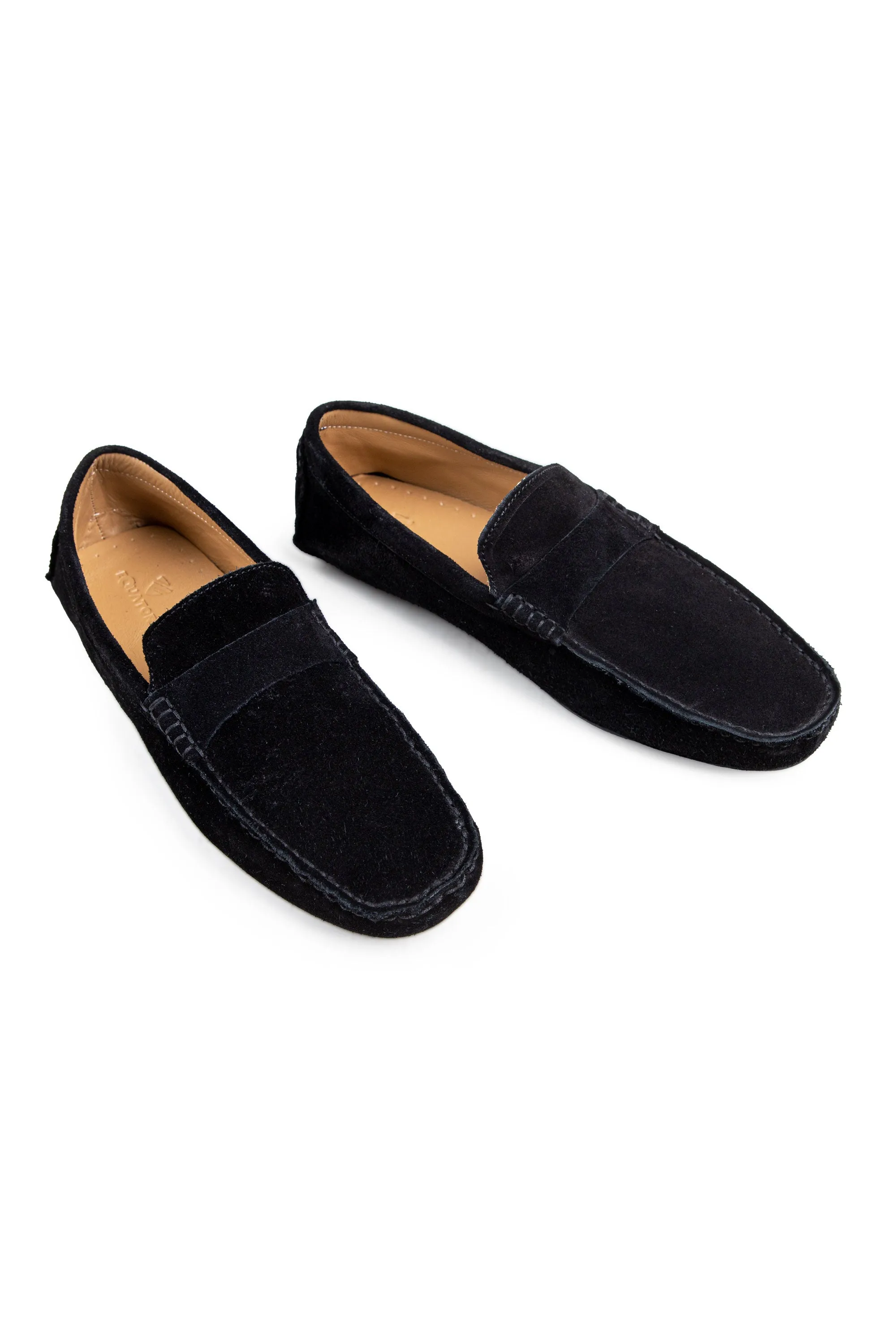 Black Suede Loafers