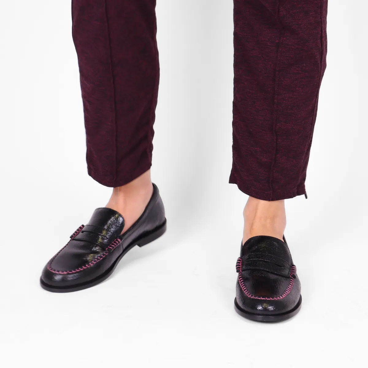 Blanket Stitch Loafer