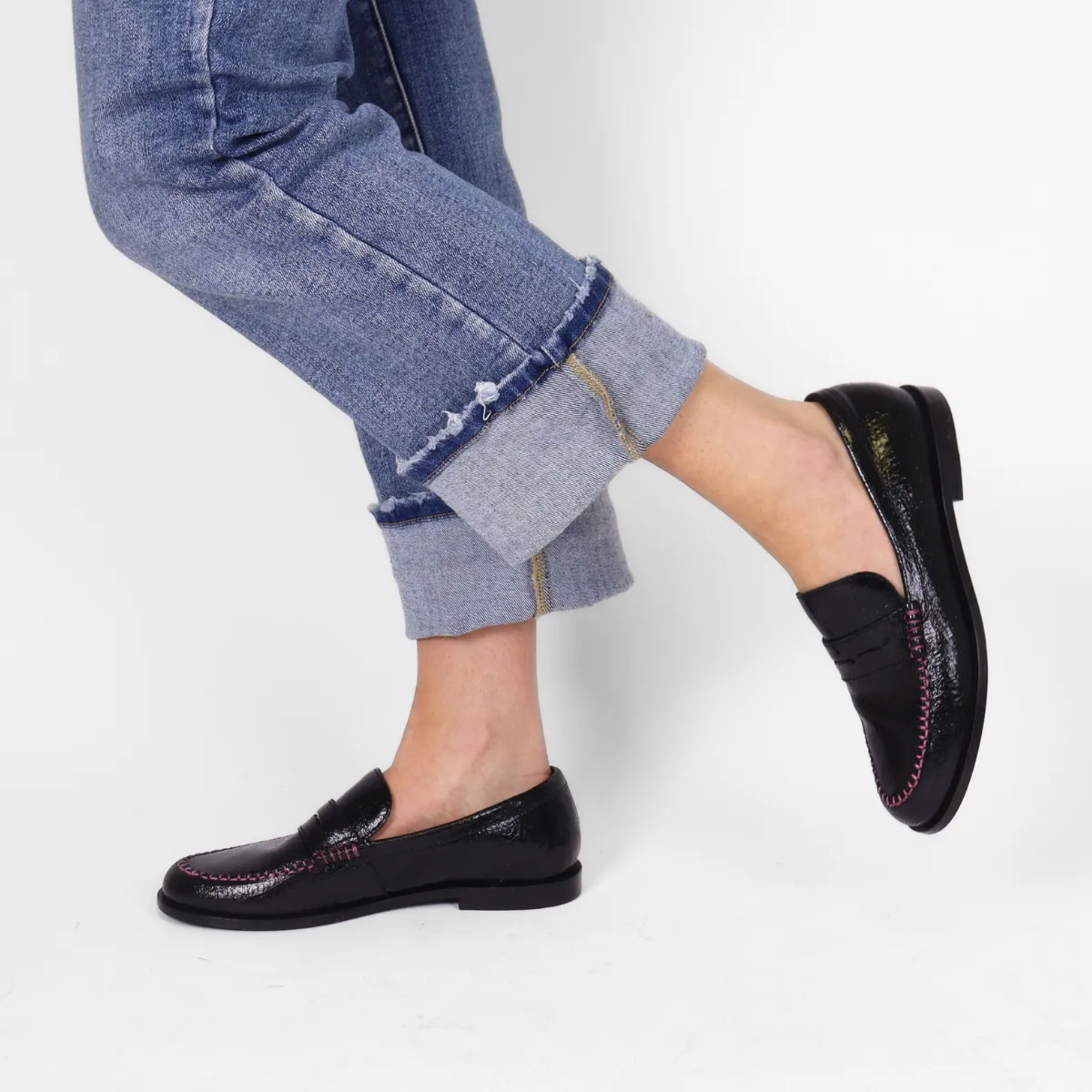 Blanket Stitch Loafer