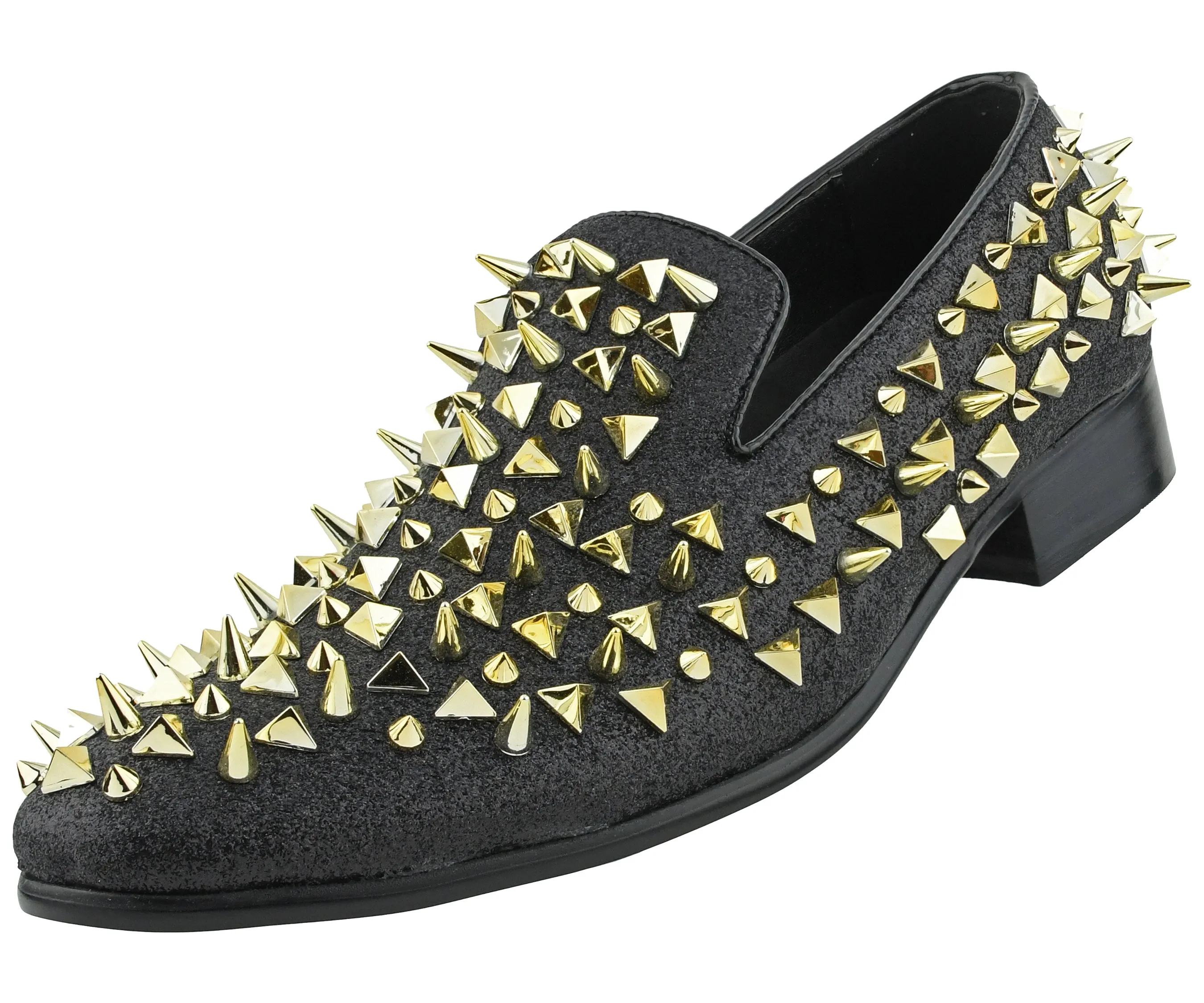 Bolano Men's Spiked Mesa Slip-on Smoking Driving Loafer