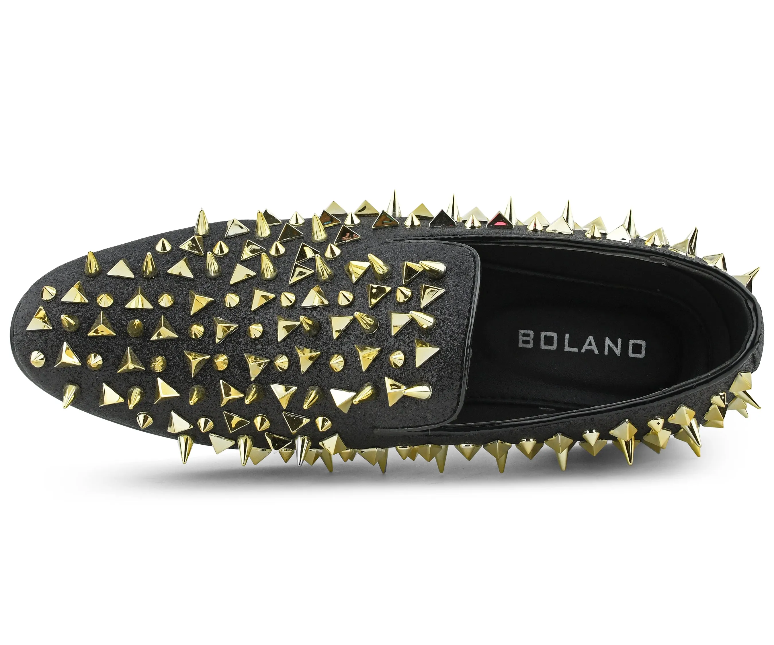 Bolano Men's Spiked Mesa Slip-on Smoking Driving Loafer
