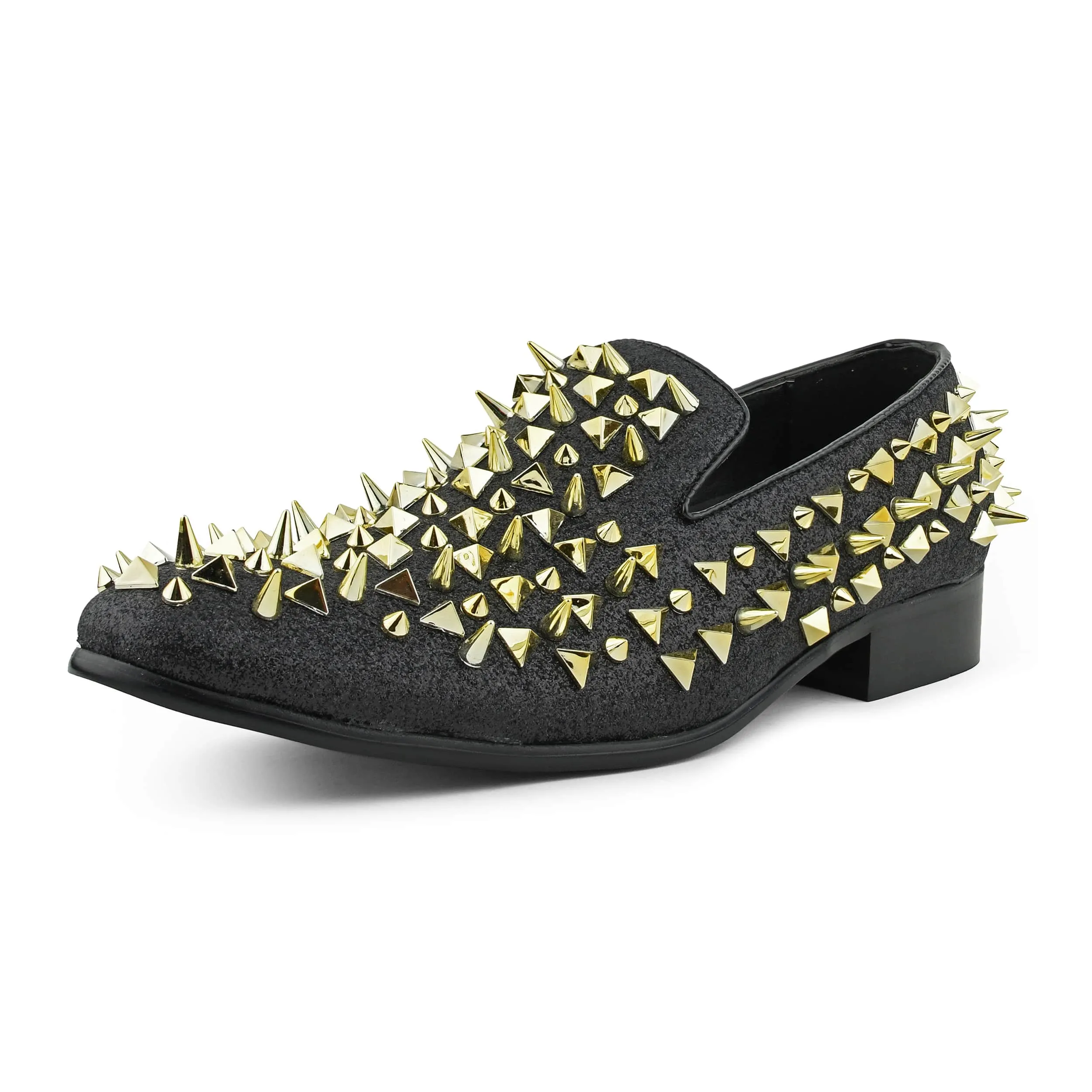Bolano Men's Spiked Mesa Slip-on Smoking Driving Loafer