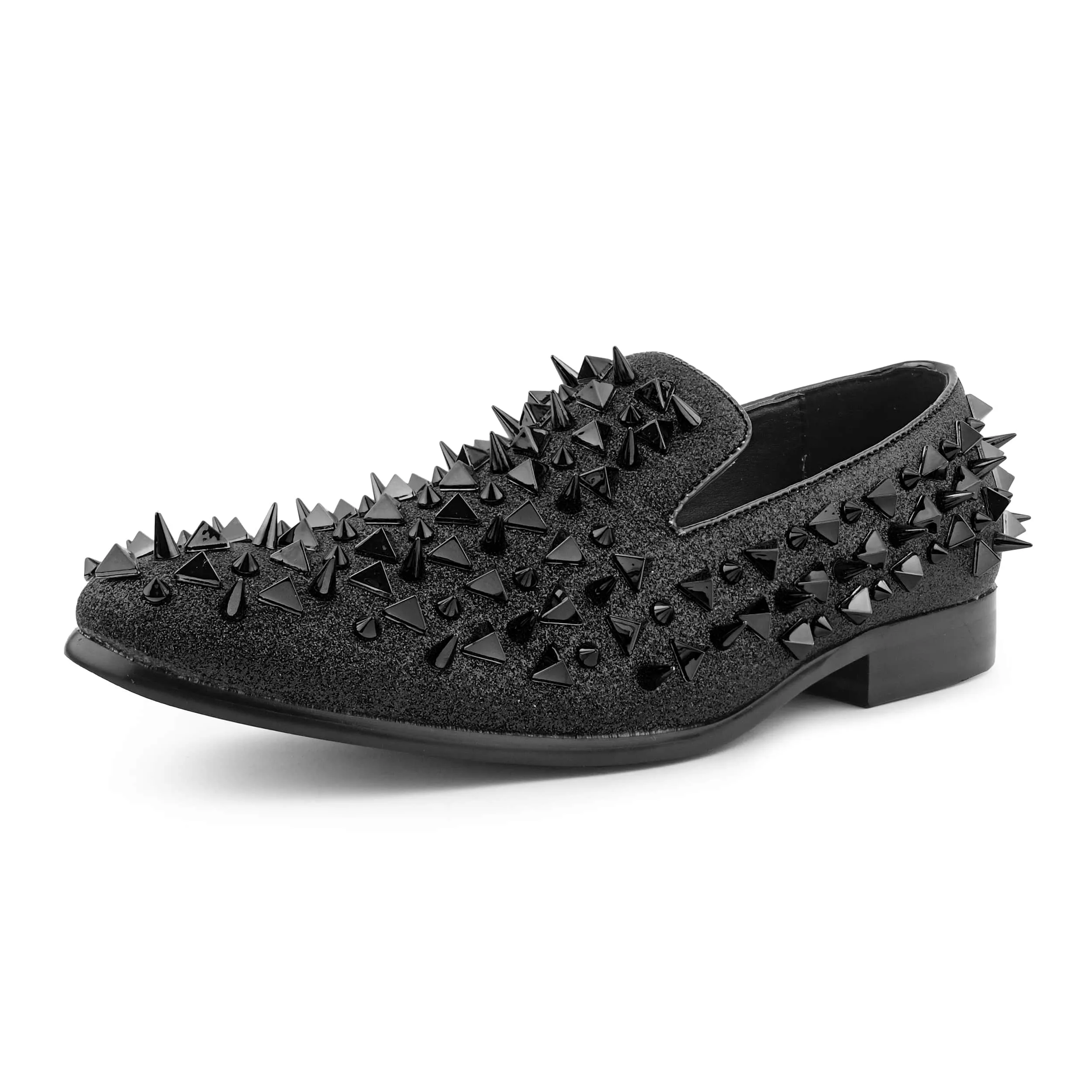 Bolano Men's Spiked Mesa Slip-on Smoking Driving Loafer