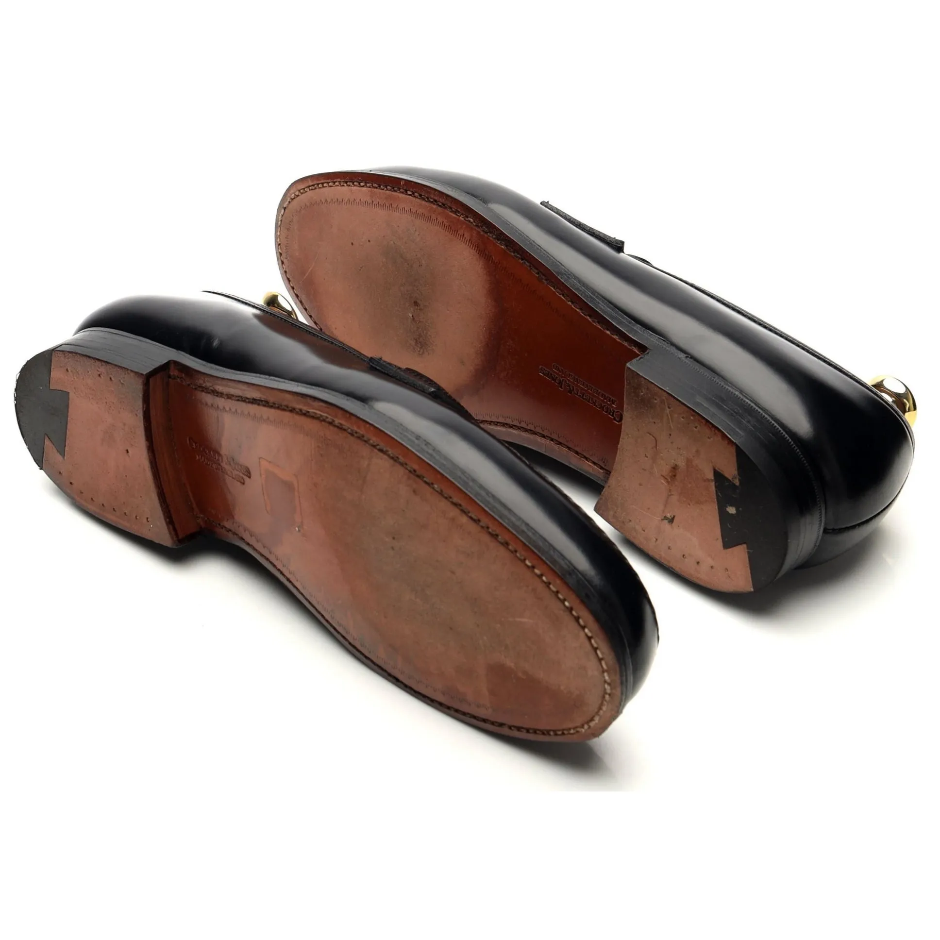 'Boston' Black Leather Loafer UK 6 G