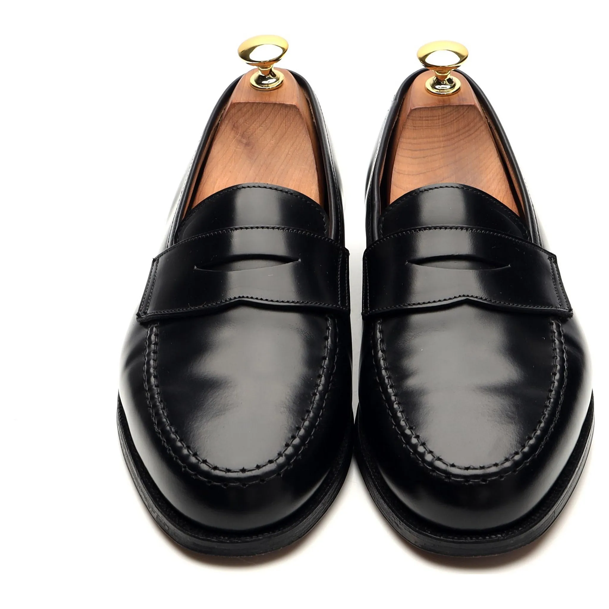 'Boston' Black Leather Loafer UK 6 G