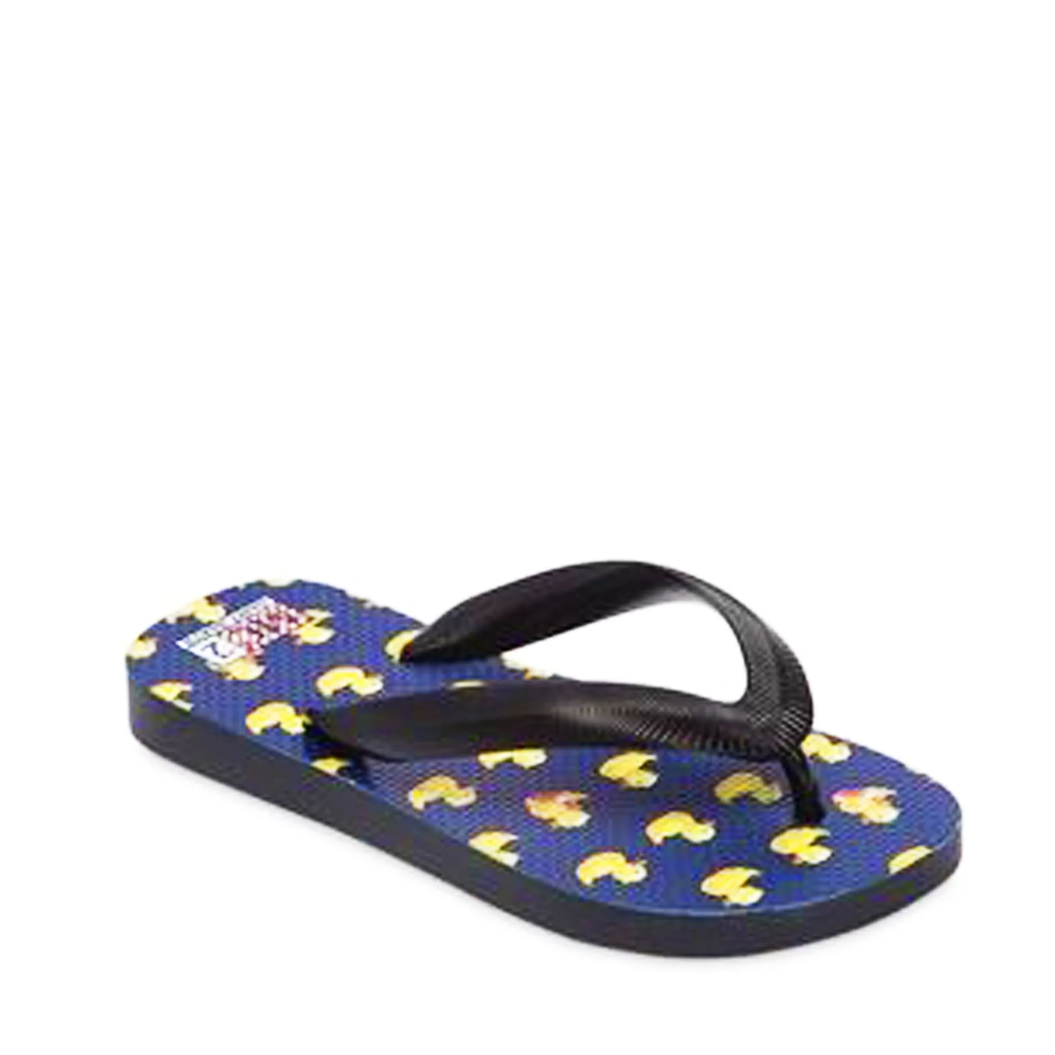 Boy Duck print flip-flops