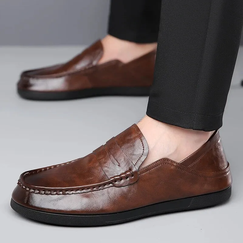 Brown Dress Loafers