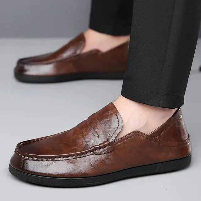Brown Dress Loafers