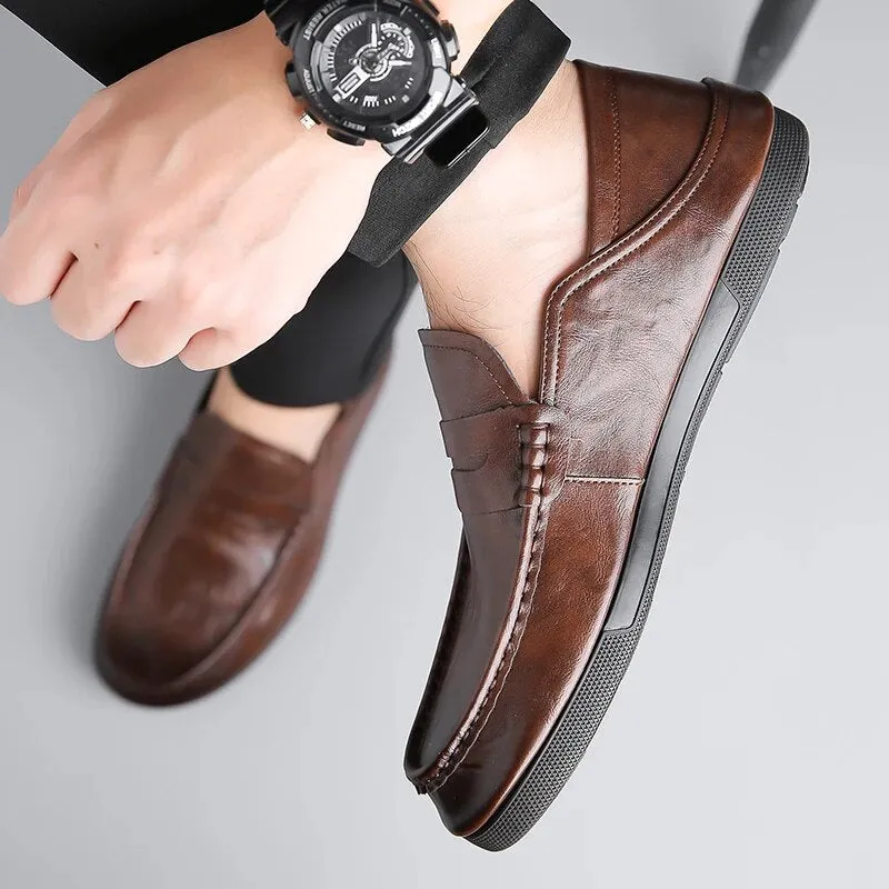 Brown Dress Loafers