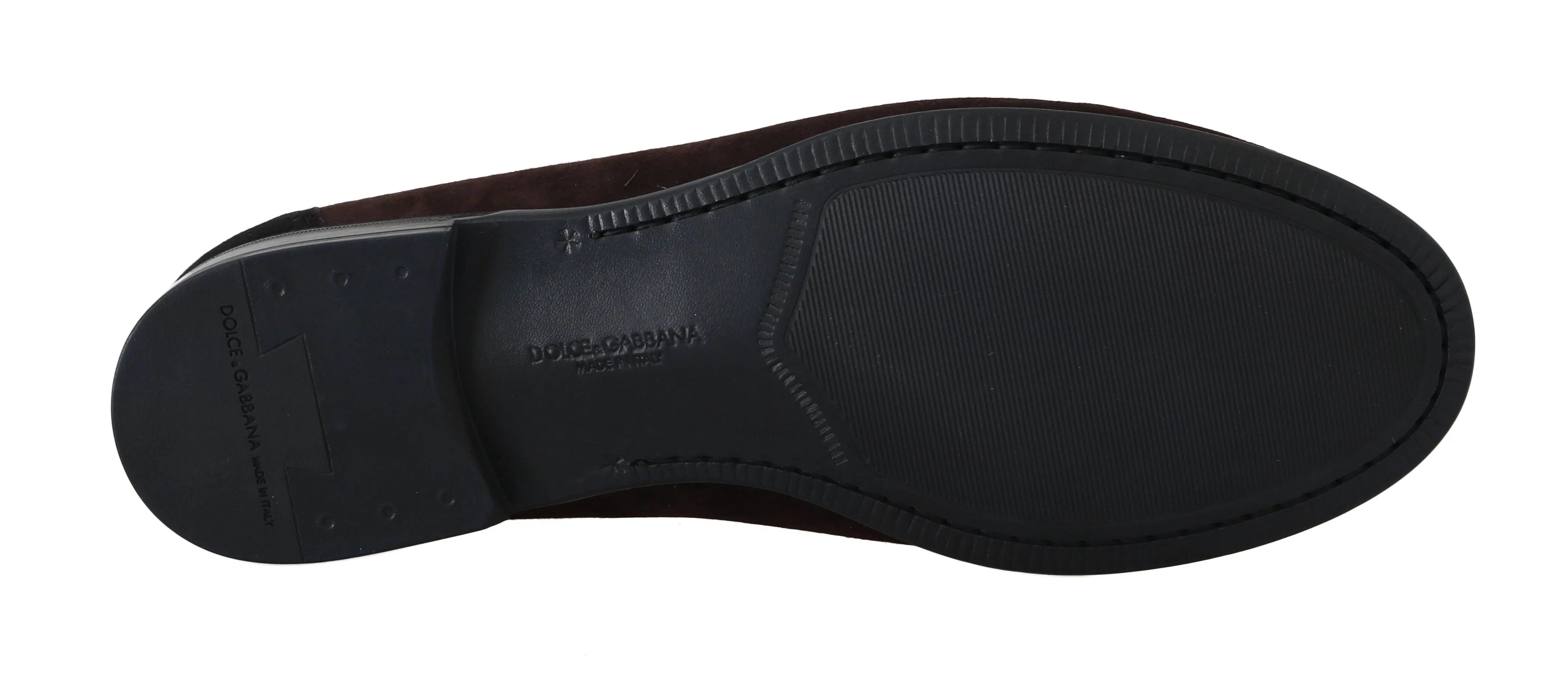 Brown Red Suede Moccasins Loafers