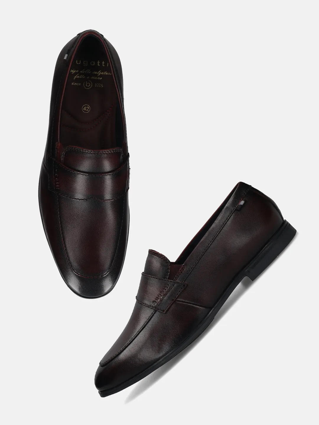 bugatti Bordo Premium Leather Slip-On