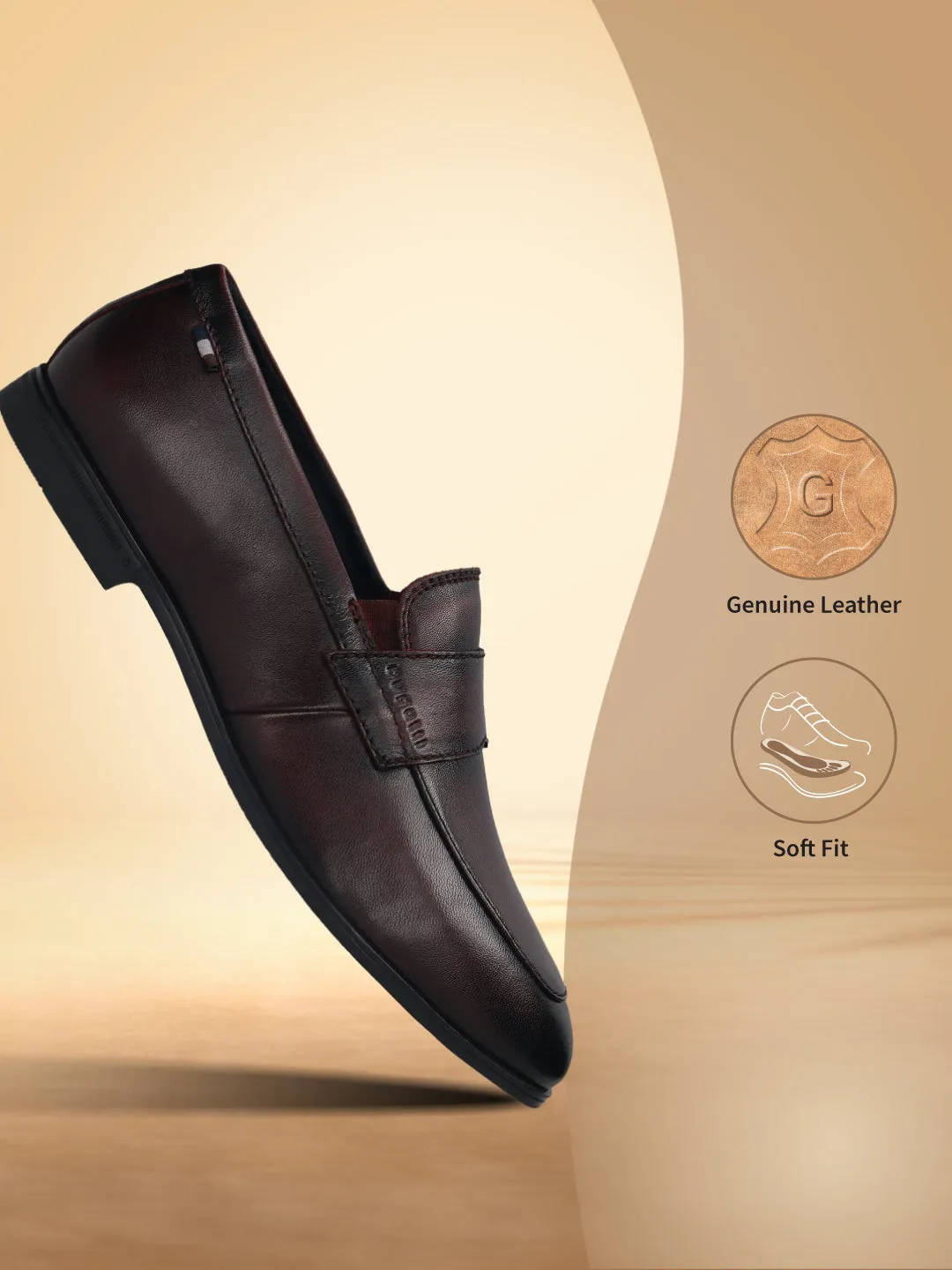 bugatti Bordo Premium Leather Slip-On