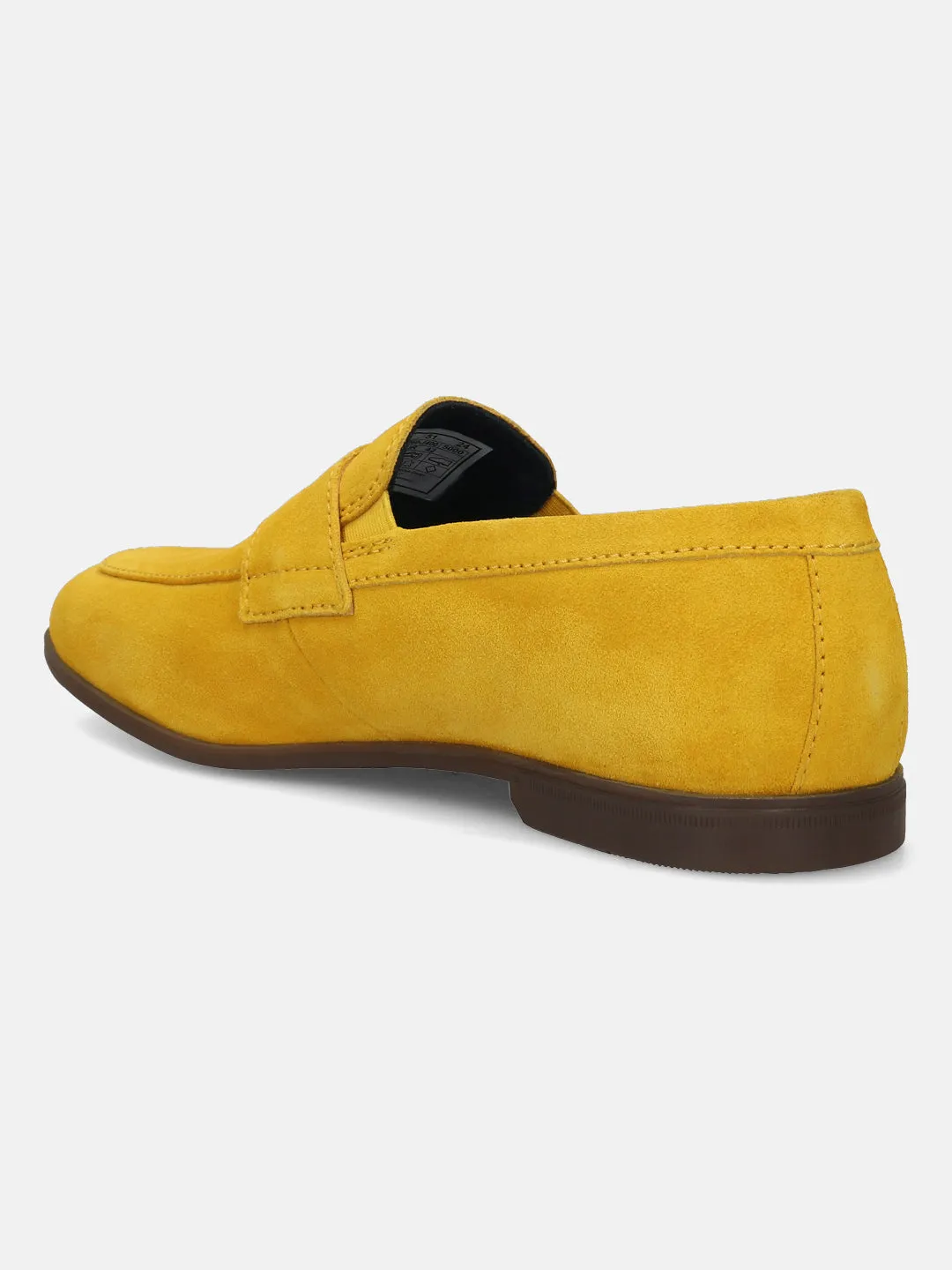 bugatti Yellow Premium Leather Slip-On