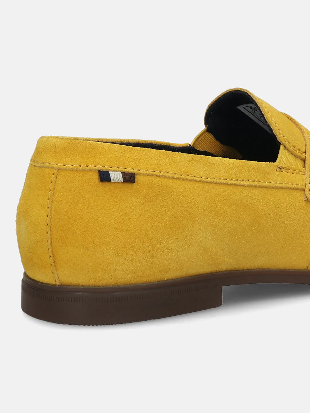 bugatti Yellow Premium Leather Slip-On