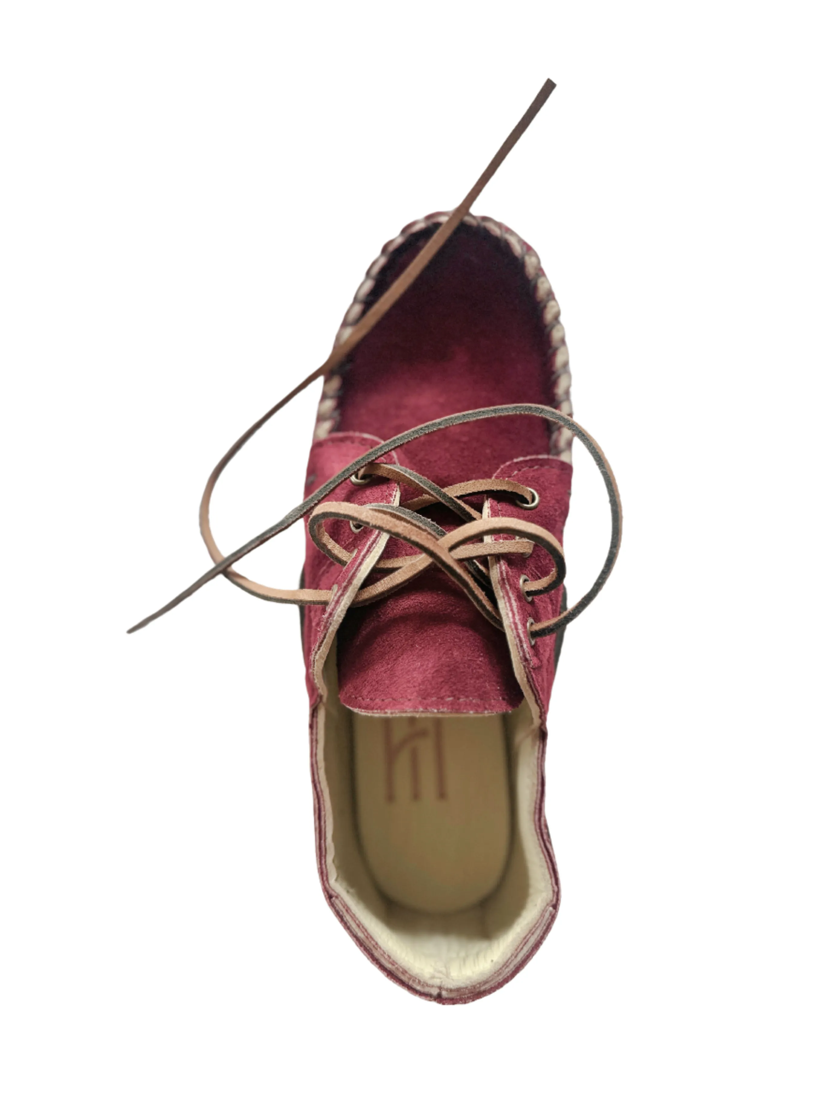 Burgundy Ox-Moc