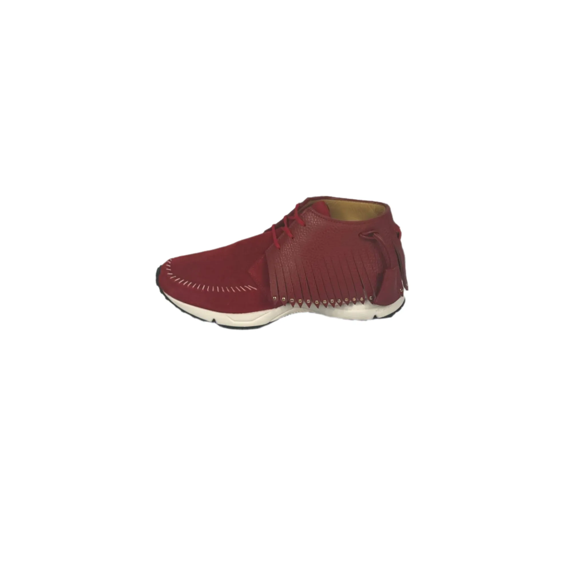 Buscemi Gladiator Red Clay Leather Sneakers w/ Defect