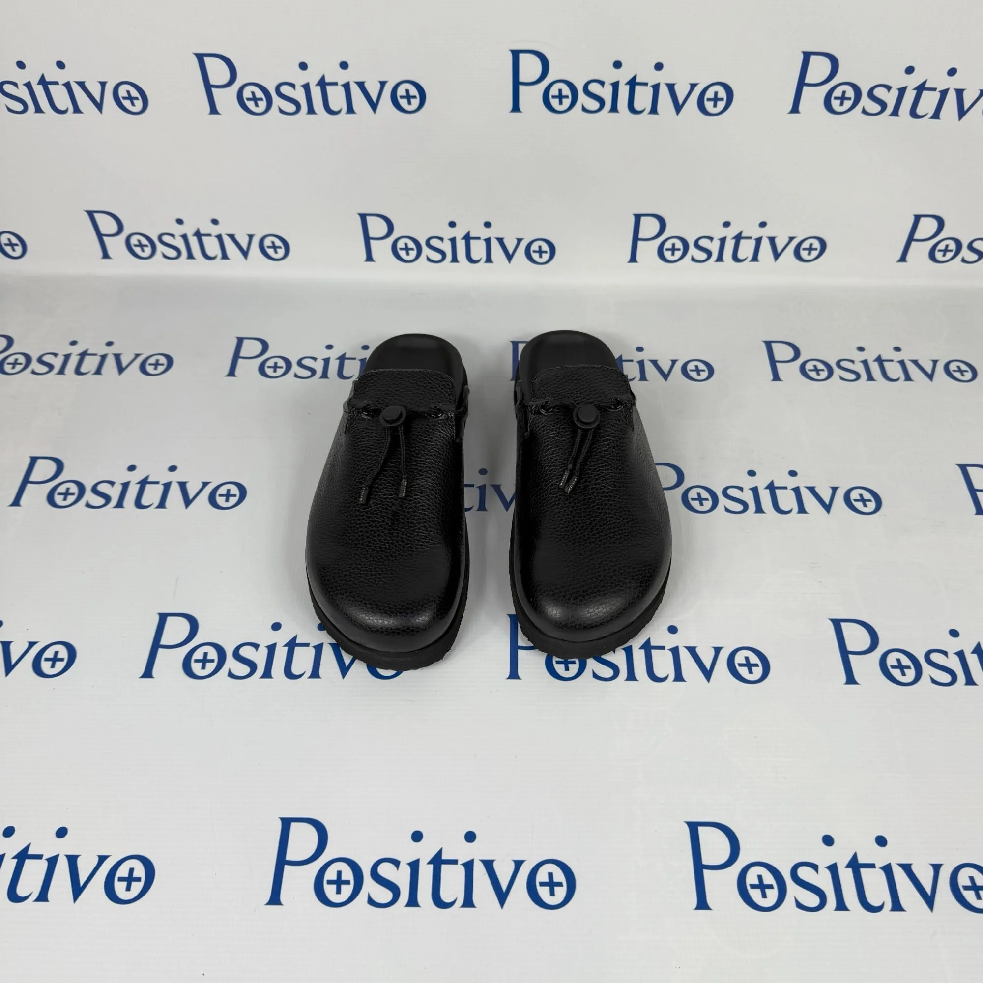 Buscemi Men Pietro New Alce Black Leather Slippers
