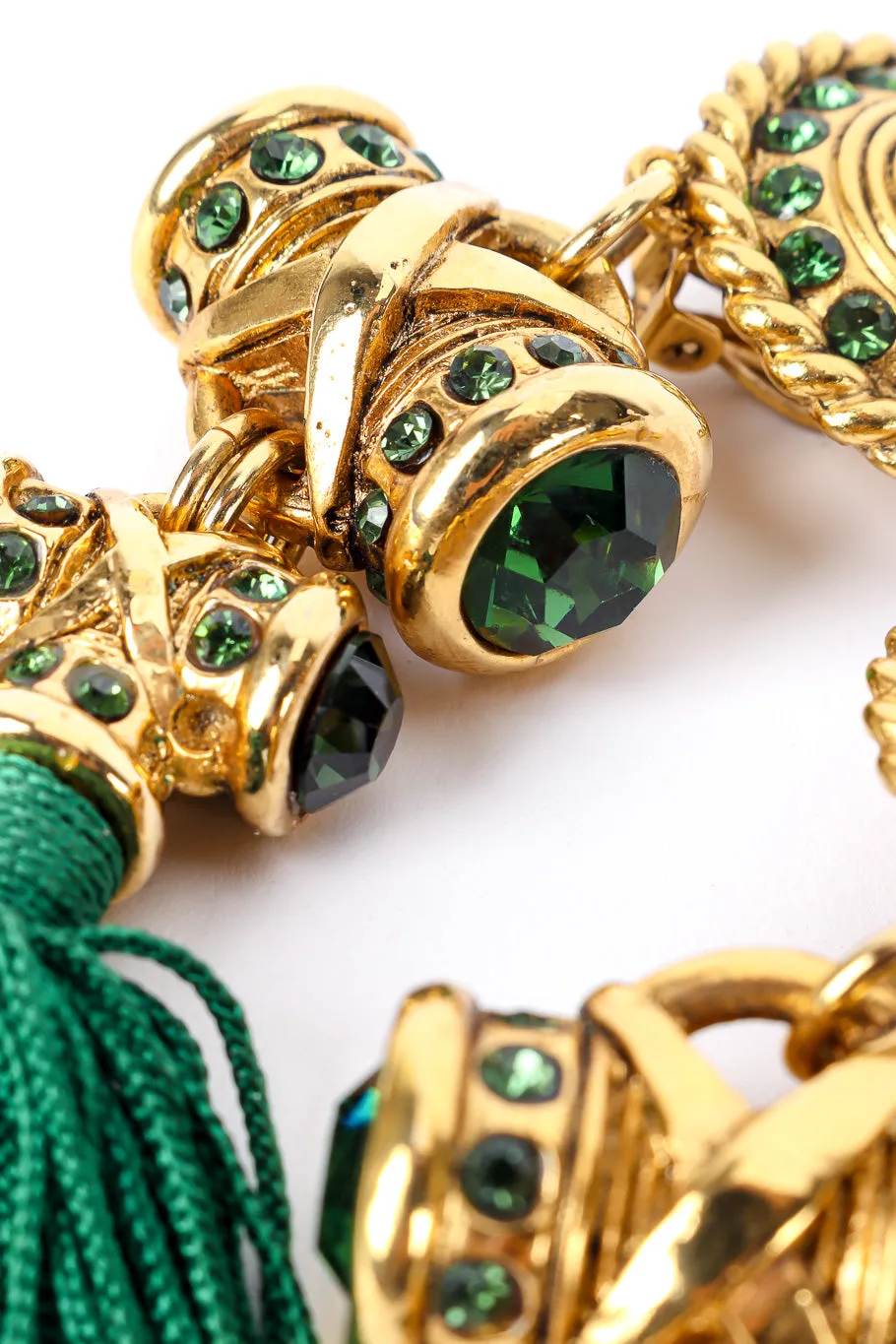 Byzantine Tassel Drop Earrings