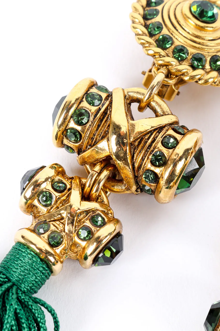 Byzantine Tassel Drop Earrings