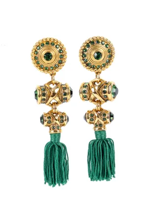 Byzantine Tassel Drop Earrings