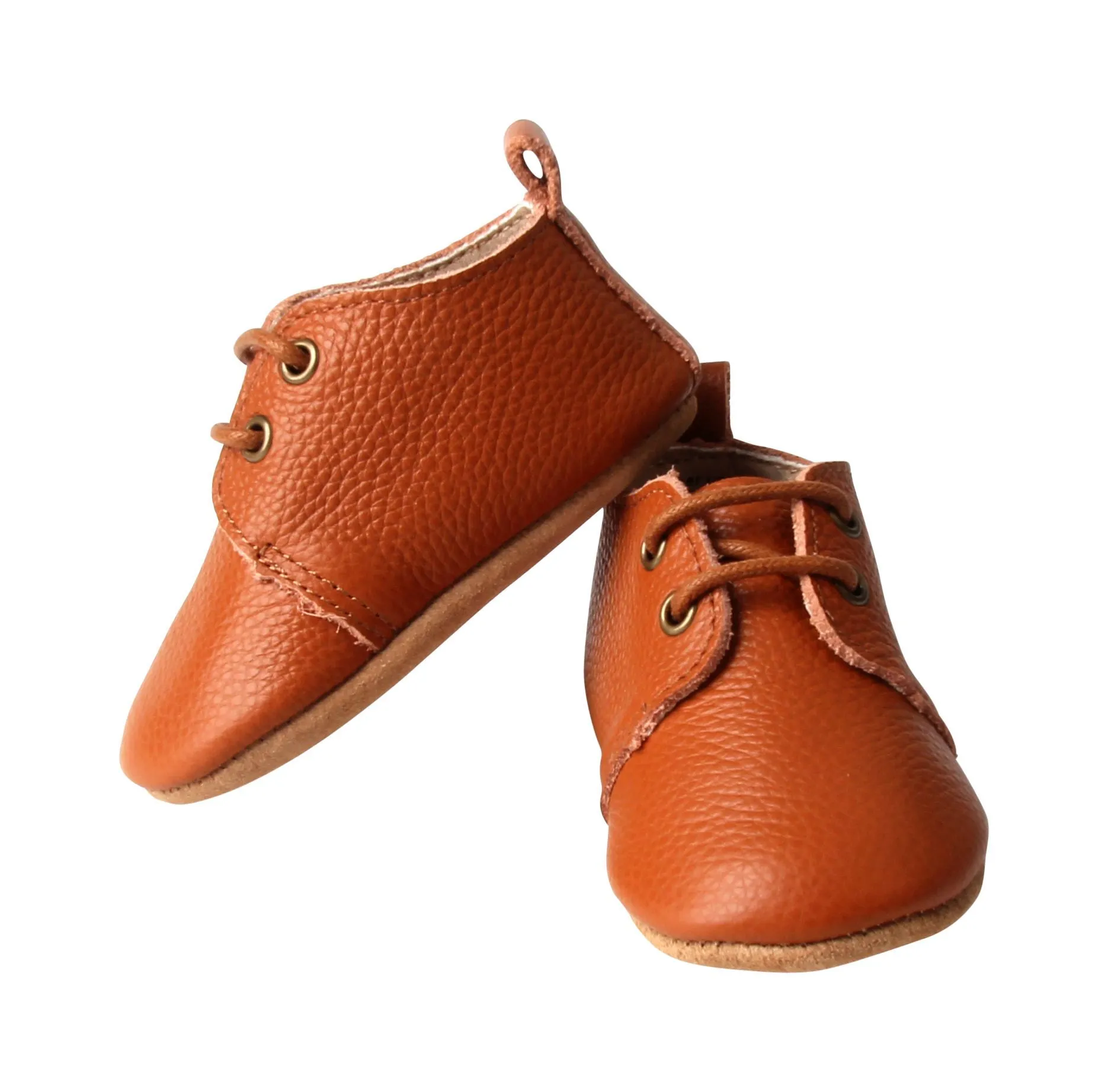 Camel - Oxford - US Size 1-4 - Soft Sole
