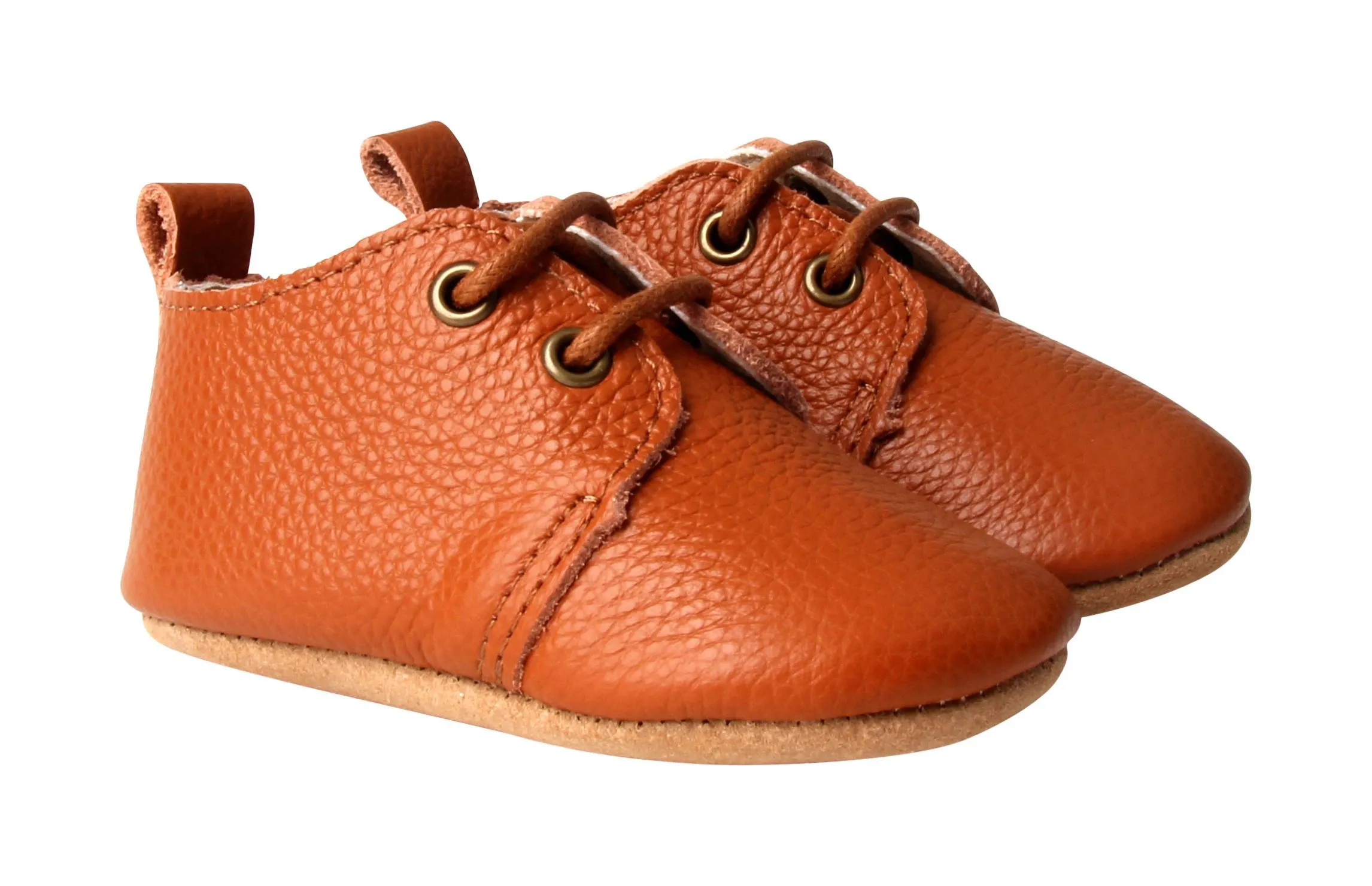 Camel - Oxford - US Size 1-4 - Soft Sole