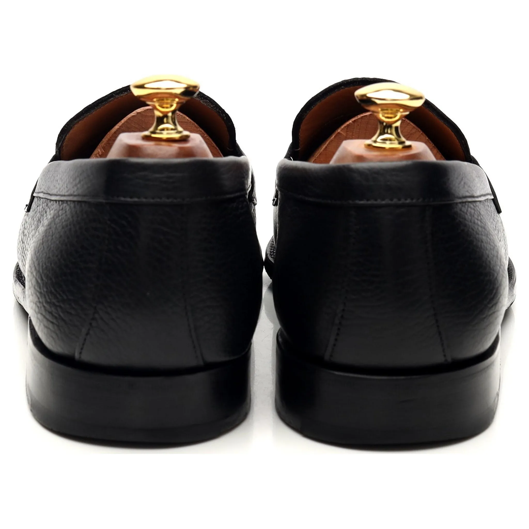 'Cannon' Black Leather Loafer UK 9 F