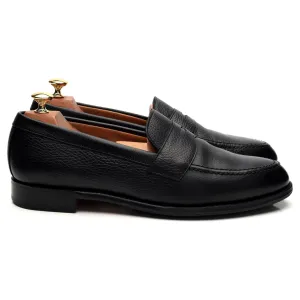 'Cannon' Black Leather Loafer UK 9 F