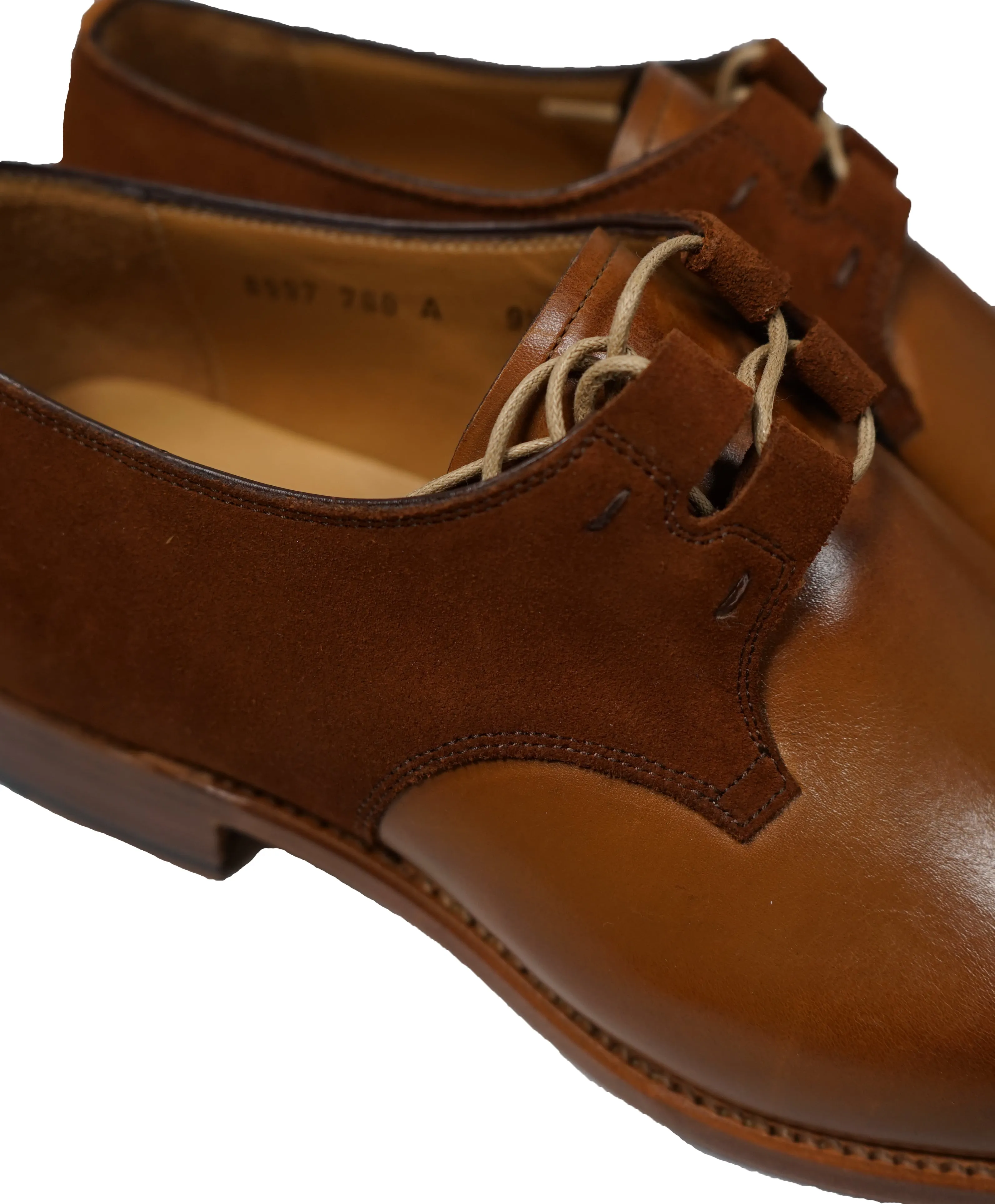 CARLOS SANTOS - Suede & Leather Unique Oxfords  “GOODYEAR WELTED” Loafer - 9.5