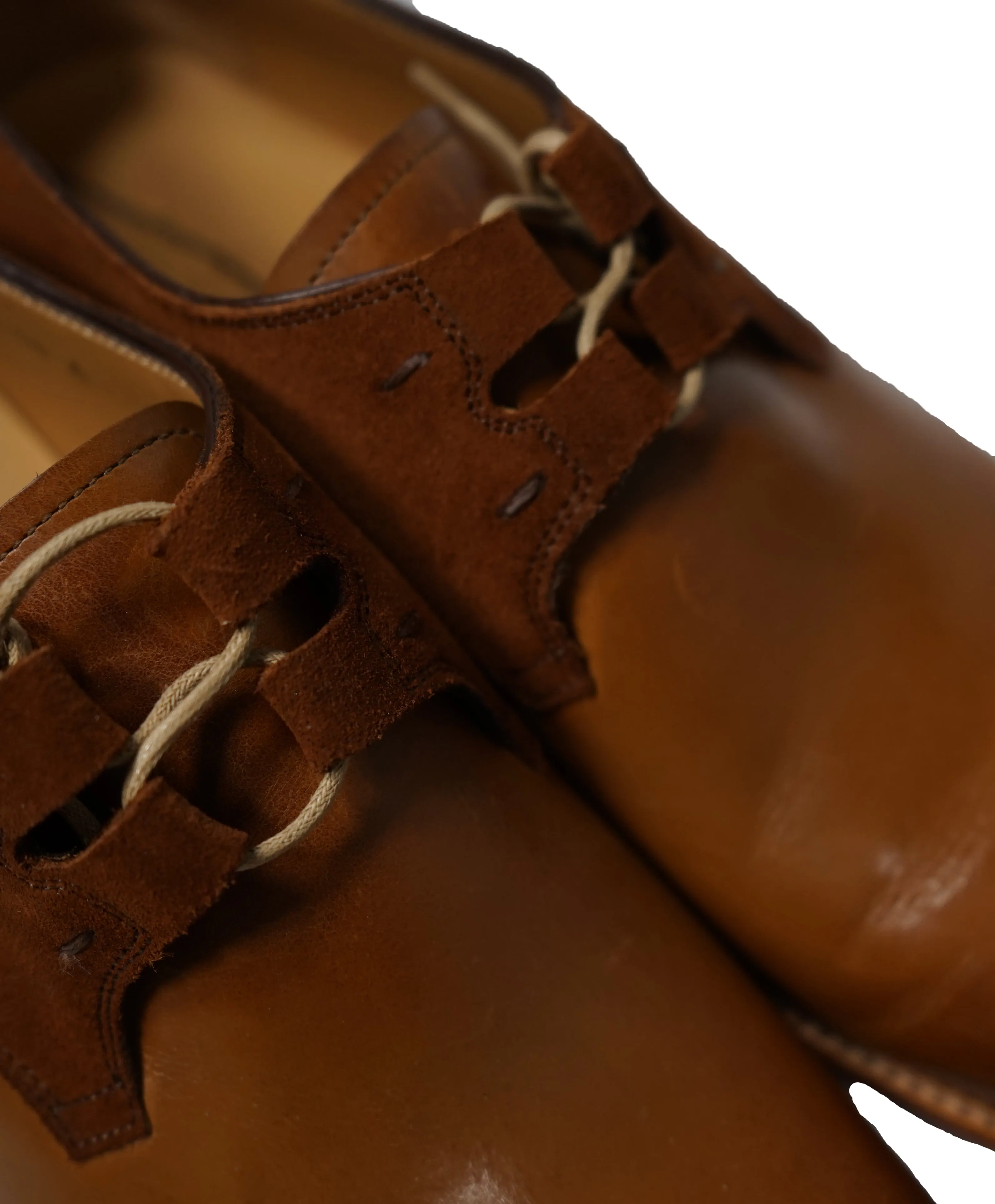 CARLOS SANTOS - Suede & Leather Unique Oxfords  “GOODYEAR WELTED” Loafer - 9.5