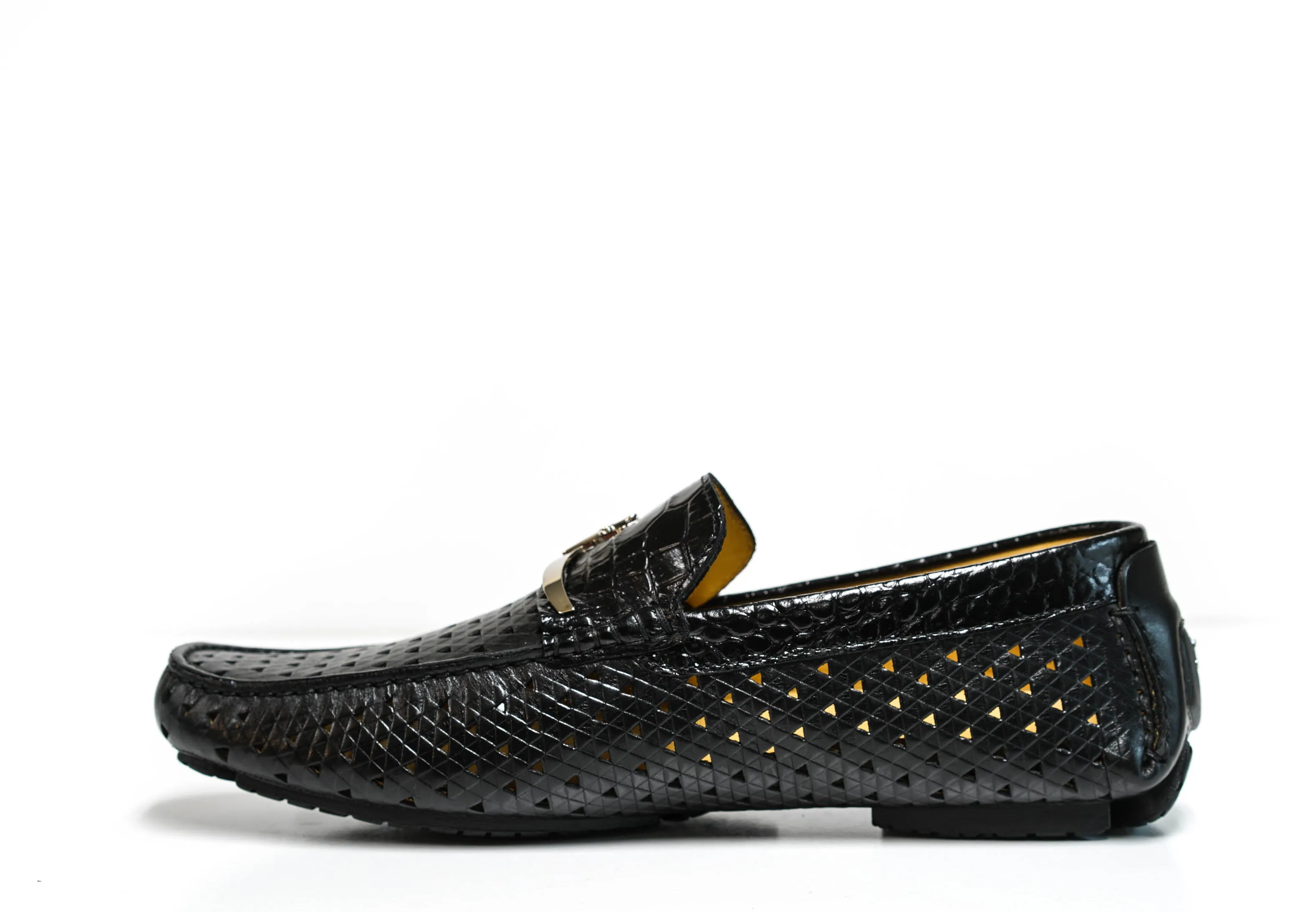Cesare Paciotti Men’s Black Cocco Moccasin PV57002 40% OFF