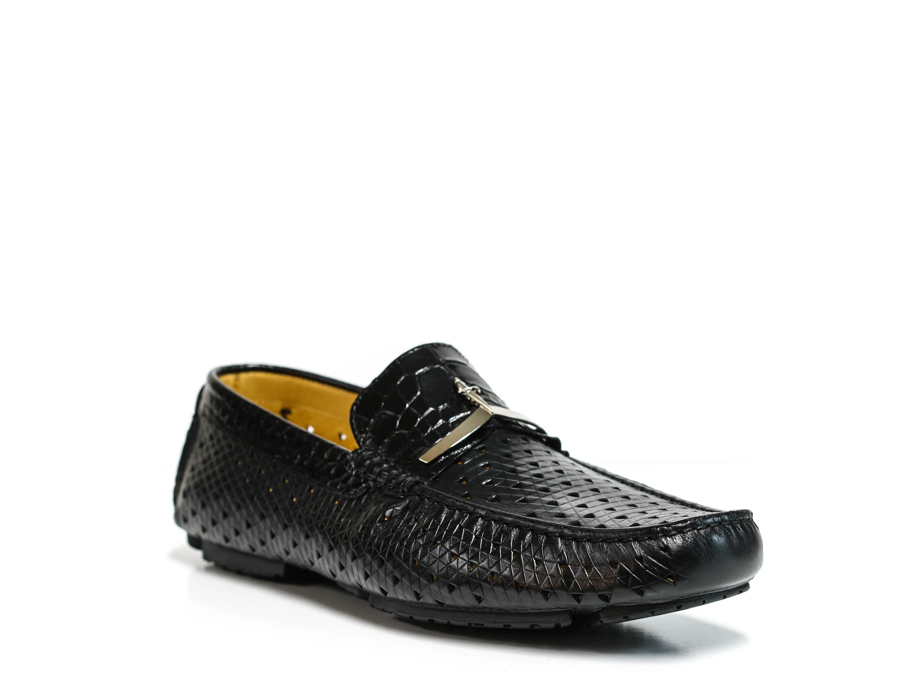 Cesare Paciotti Men’s Black Cocco Moccasin PV57002 40% OFF