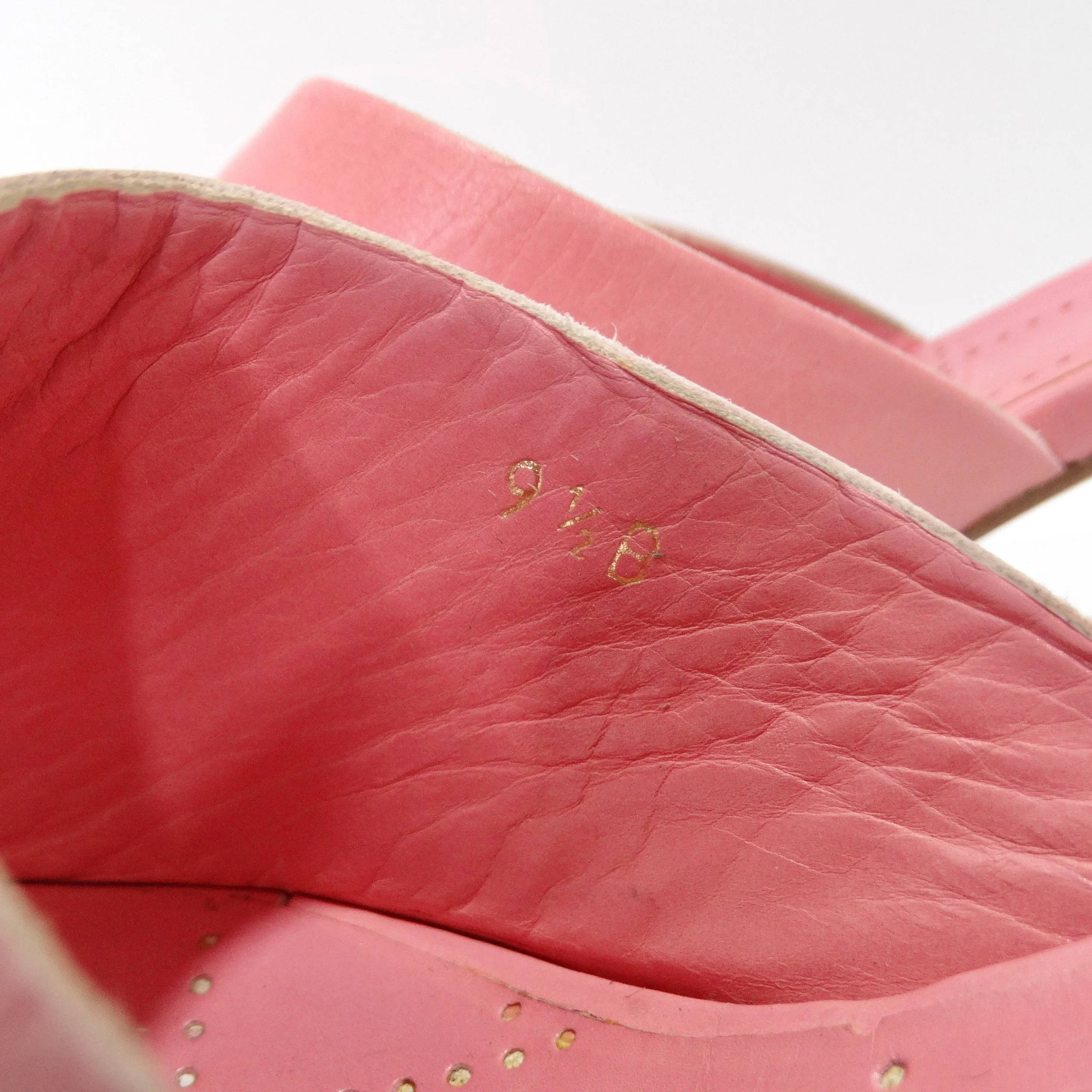 Chanel Hot Pink Leather CC Logo Mules