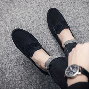 CHERRY LEATHER PREMIUM SUEDE LEATHER LOAFER-66051