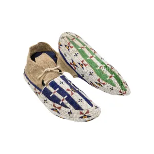 Cheyenne Fully Beaded Moccasins