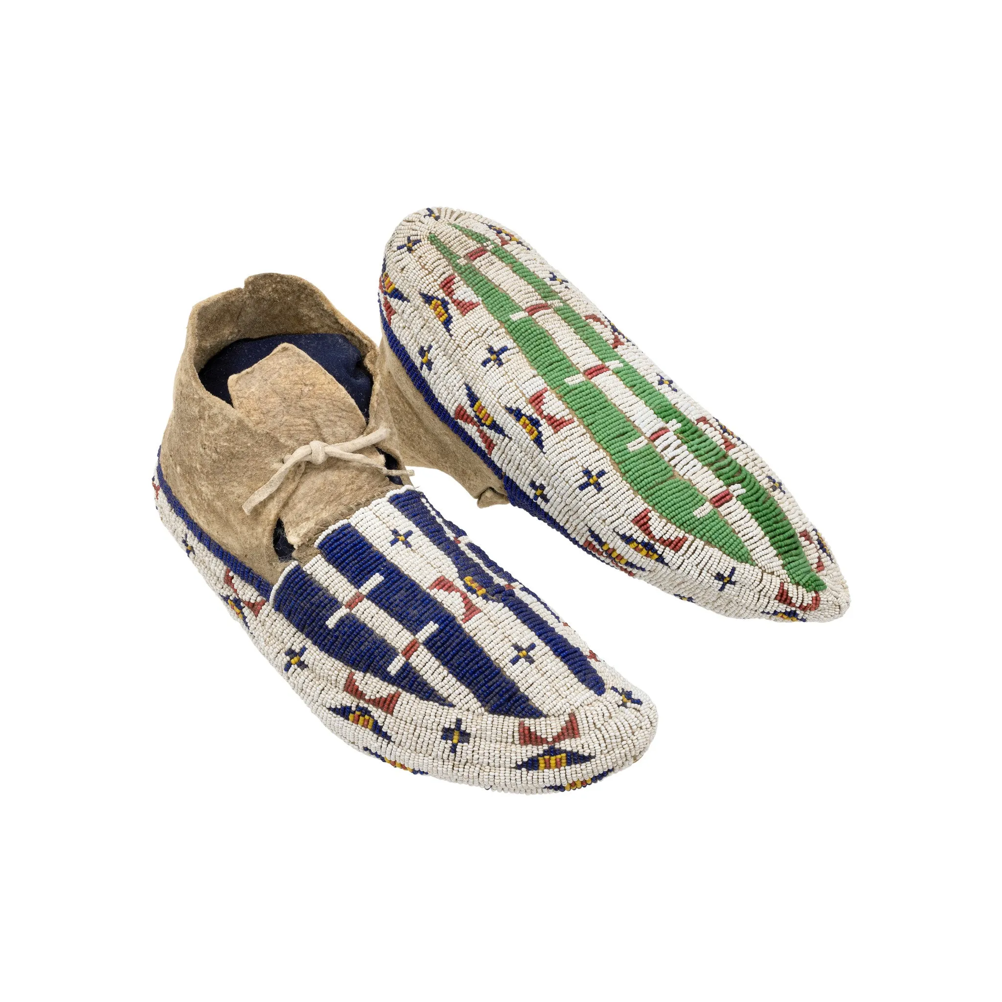 Cheyenne Fully Beaded Moccasins