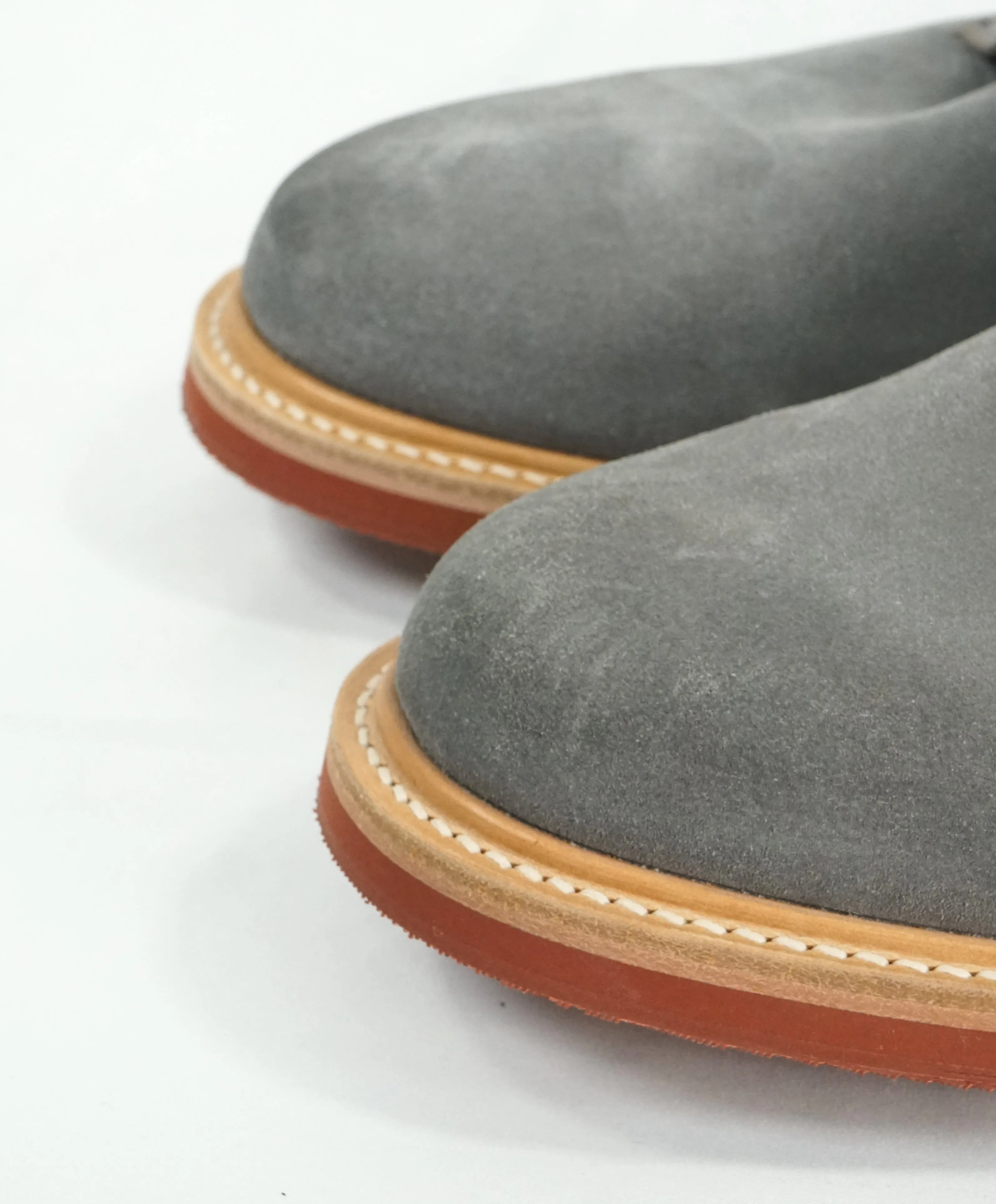CHURCH'S - “ FULBECK" Gray Suede W Contrast Sole Suede Oxfords - 11.5