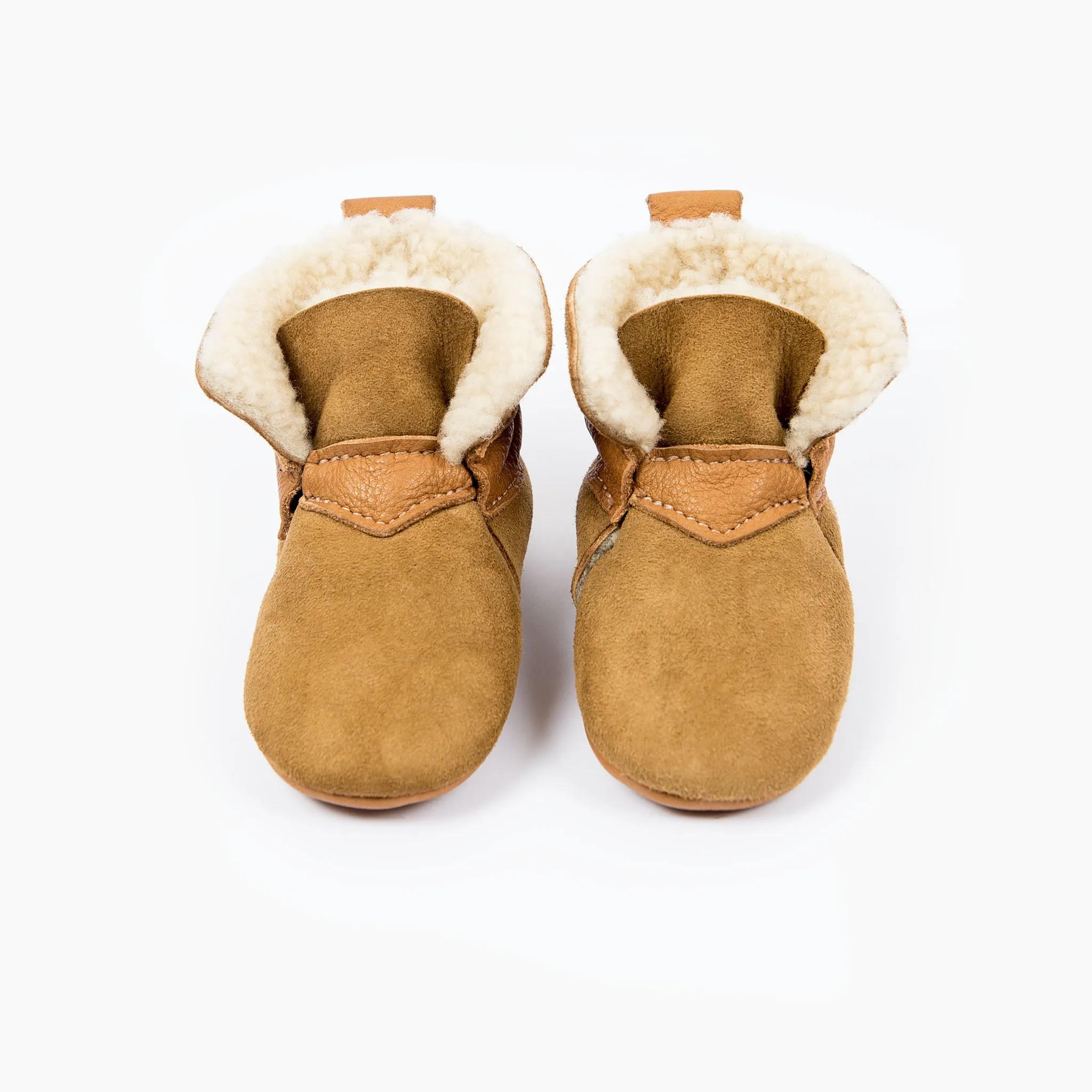 CINNAMON SHEEPSKIN BOOTIES