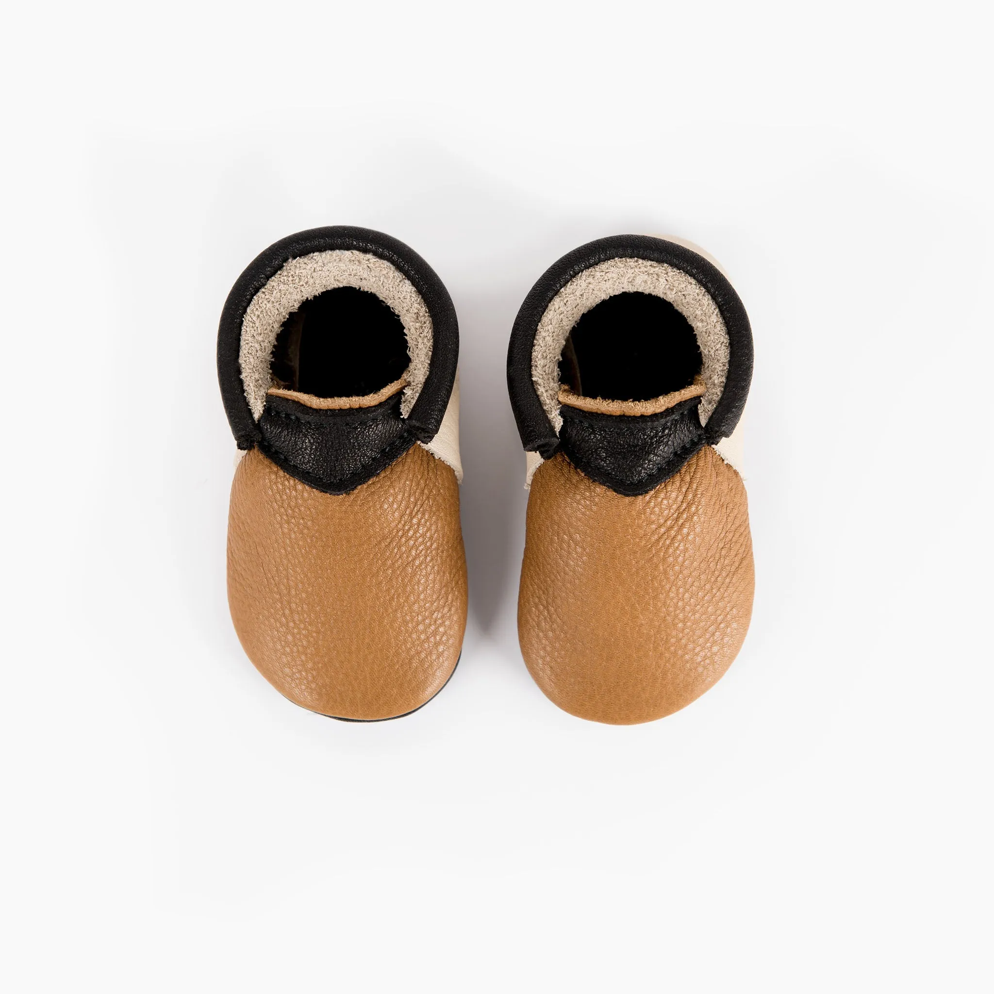 CINNAMON/CREAM/BLACK URBAN MOCCASINS