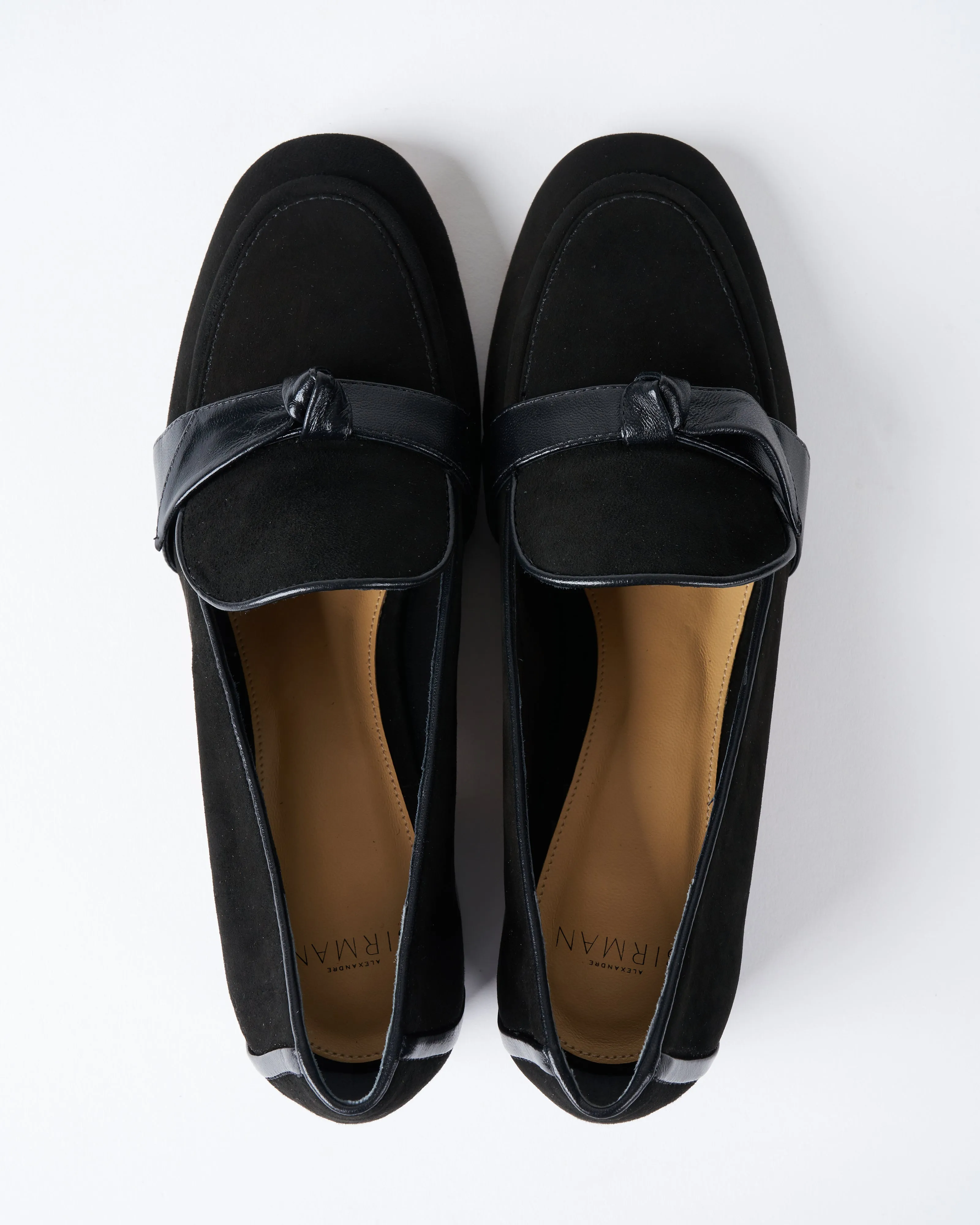 clarita loafer - black suede nappa